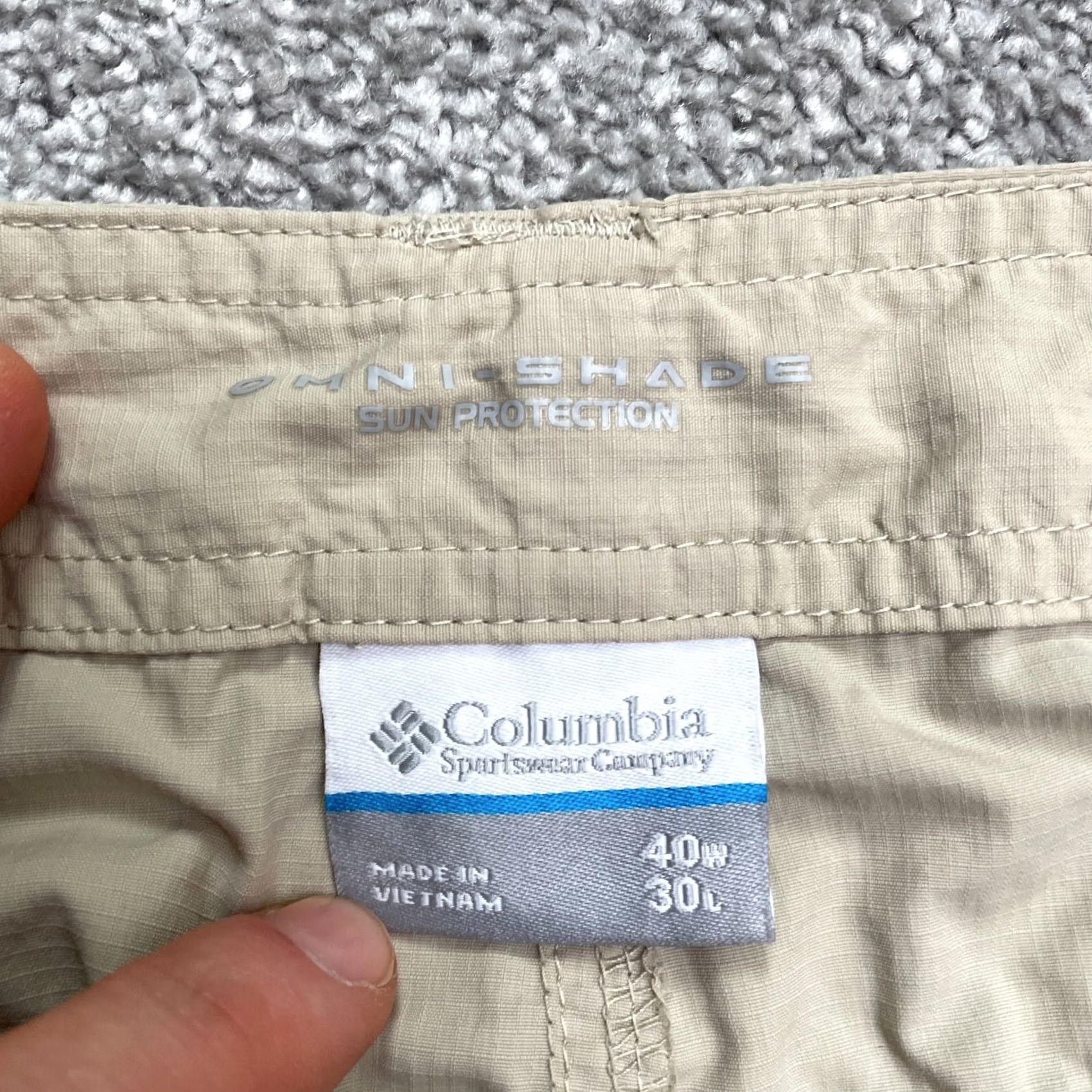 Vintage Columbia Omni-Shade Kestrel Trail Cargo Pants Mens 40x30 Brown Straight Outdoors Size US 40 / EU 56 - 6 Thumbnail