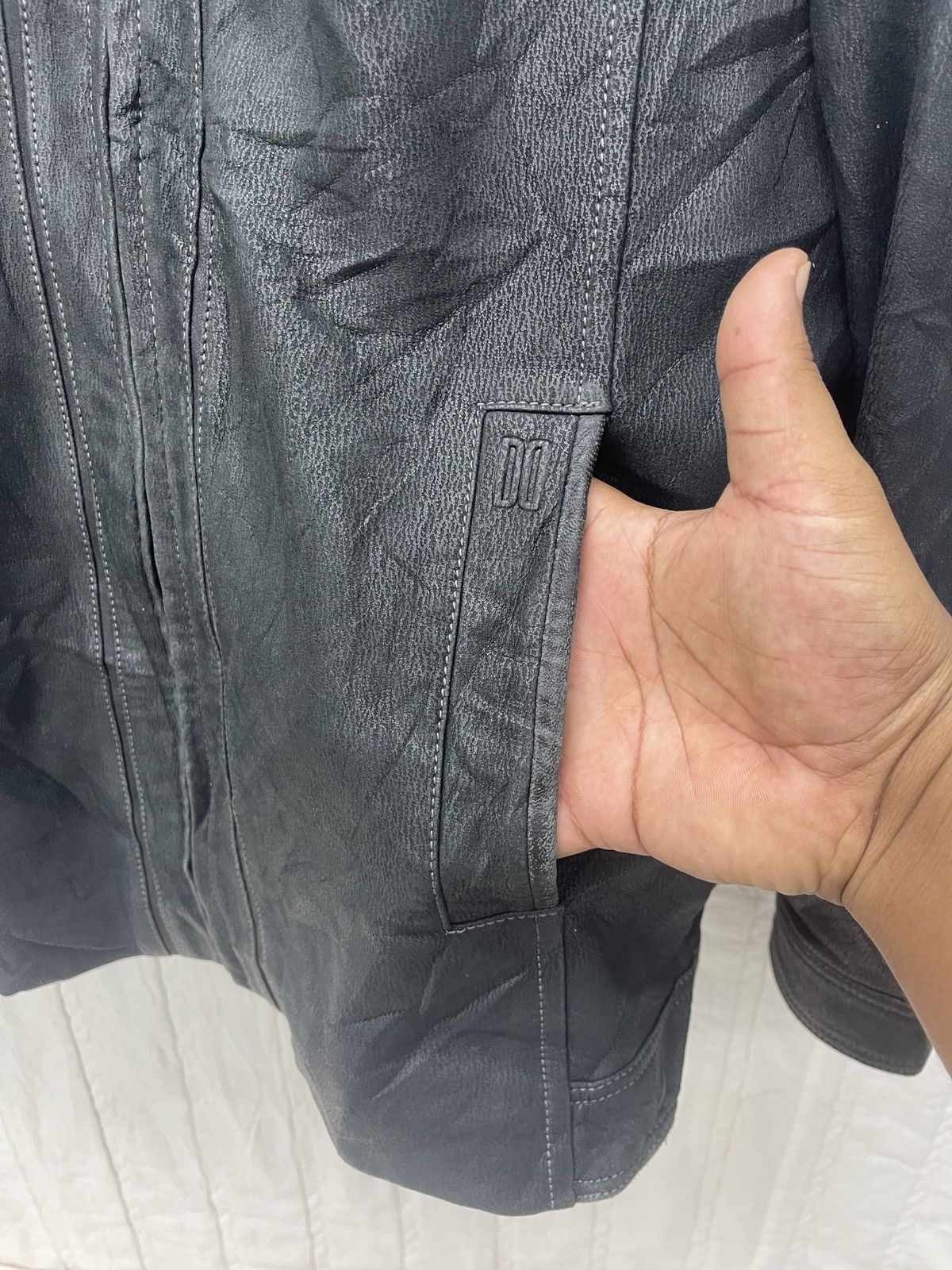 DAKS × Vintage STEALS💥DAKS GOLF RABBIT SHEARLING LEATHER JACKET Size US L / EU 52-54 / 3 - 8 Thumbnail