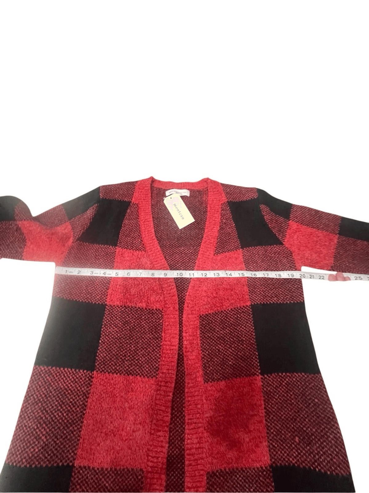 Designer Monteau Open Cardigan Sweater Sz S NWT Size S / US 4 / IT 40 - 3 Thumbnail