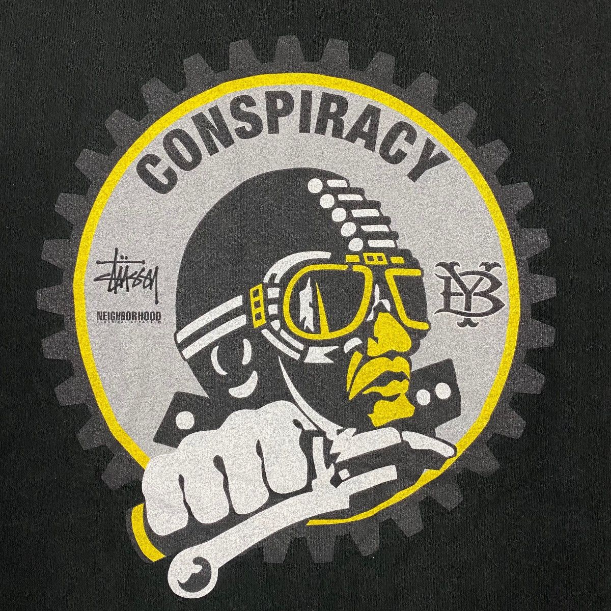 Neighborhood × Stussy NEIGHBORHOOD x STUSSY Conspiracy Graphic Tee Size US M / EU 48-50 / 2 - 3 Thumbnail