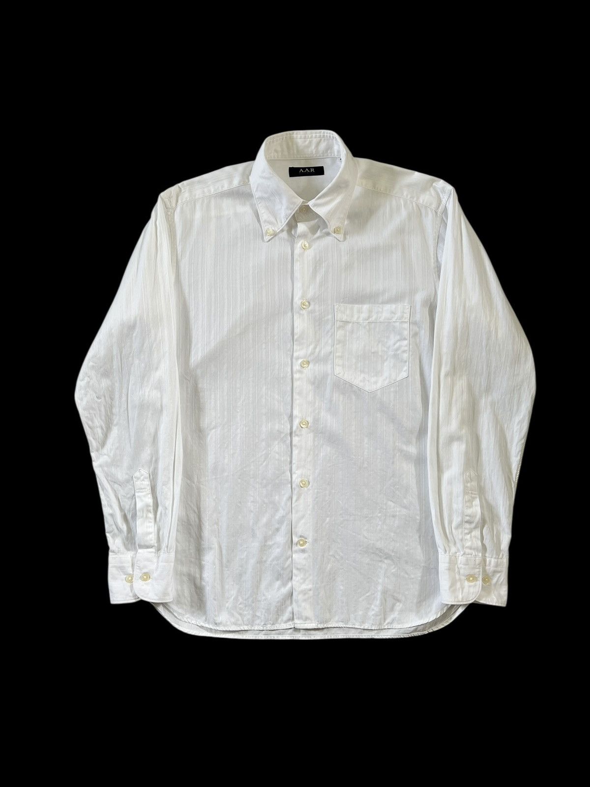 Yohji Yamamoto 1990s Yohji Yamamoto AAR Textured Lined Button Down Shirt Size US M / EU 48-50 / 2 - 2 Thumbnail