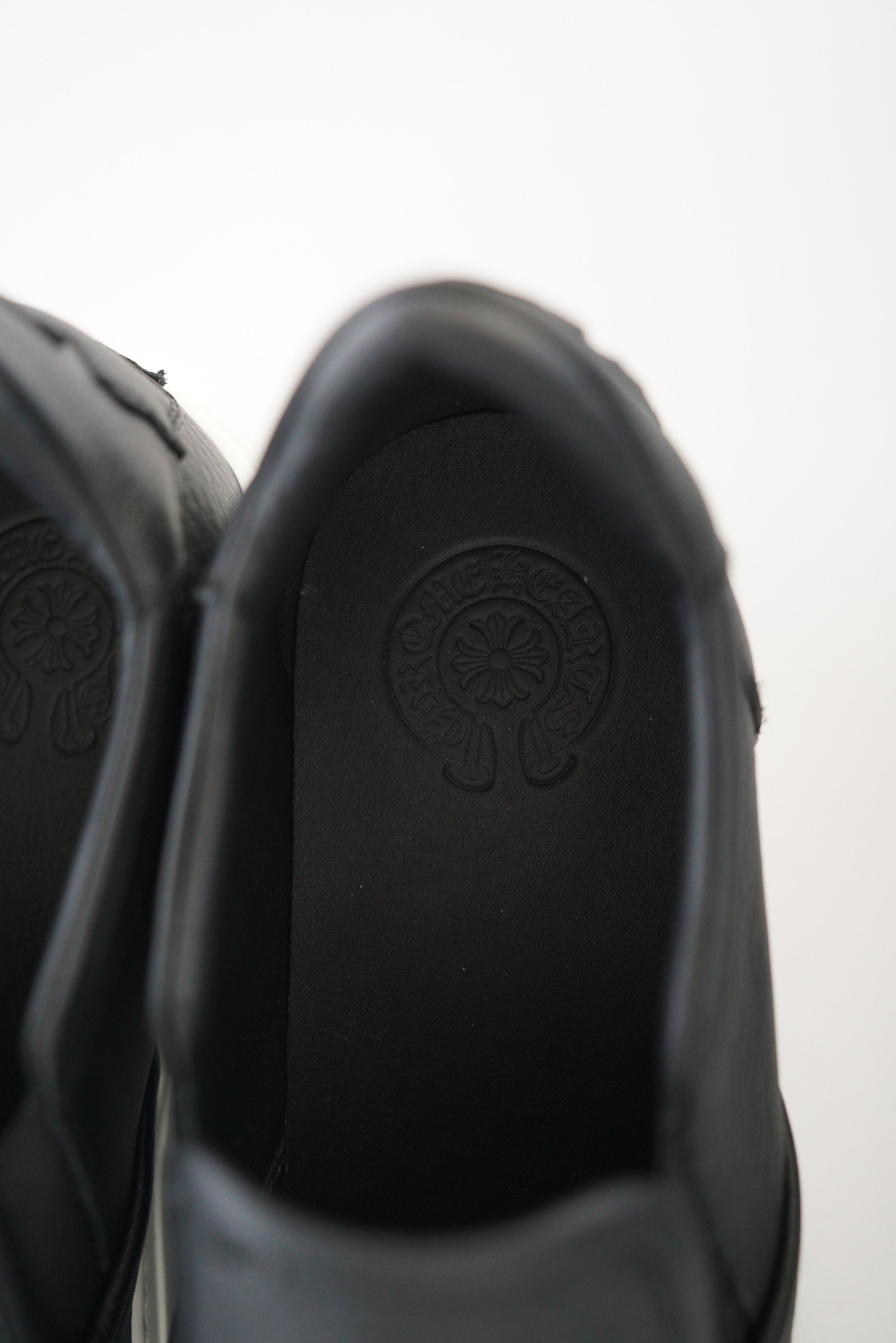 Chrome Hearts Chrome Hearts Black Leather Dagger Slips On Size US 8 / EU 41 - 8 Thumbnail