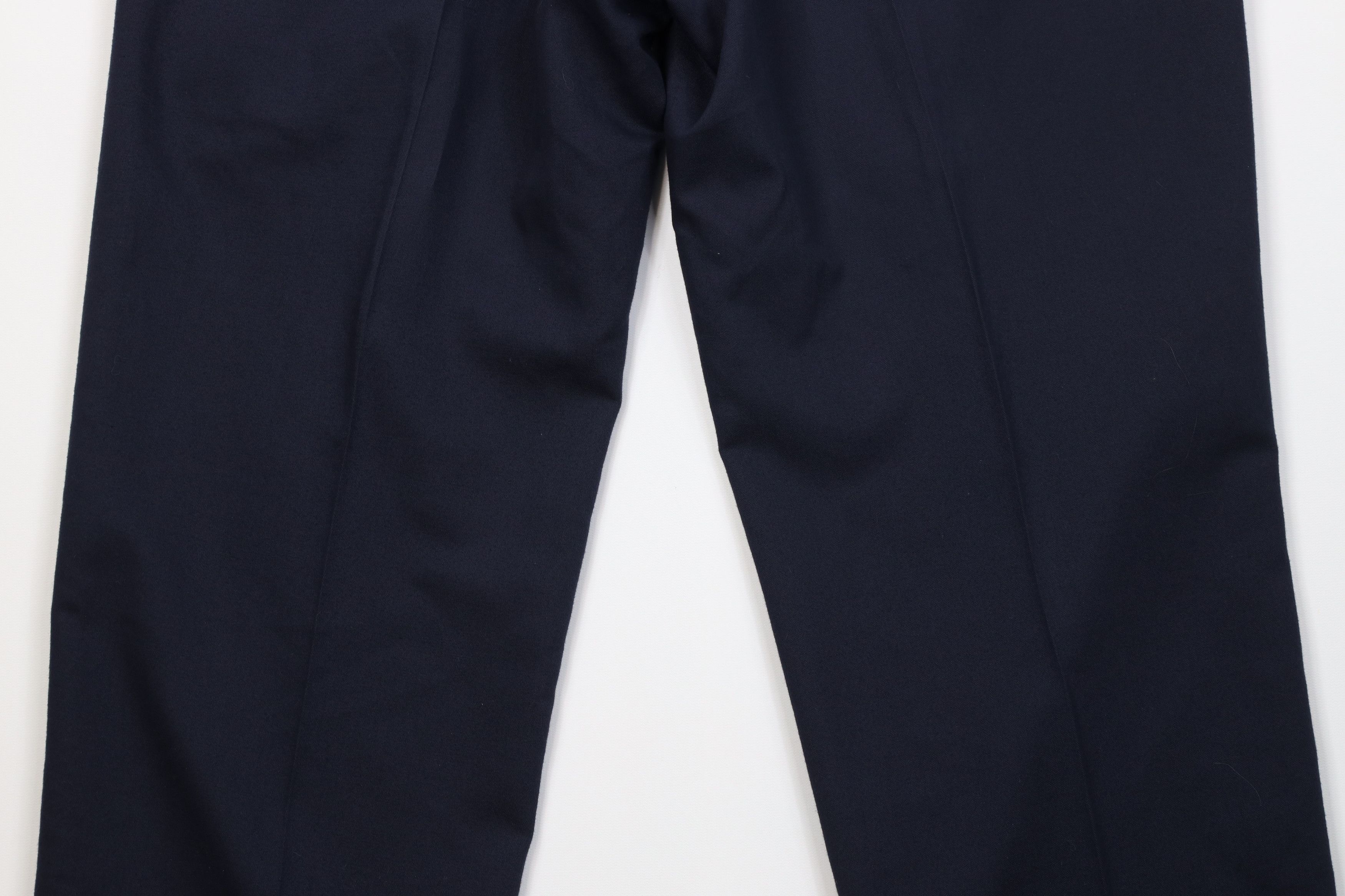 Vintage Vintage 90s Streetwear Knit Pleated Chino Pants Blue USA Size US 36 / EU 52 - 11 Thumbnail