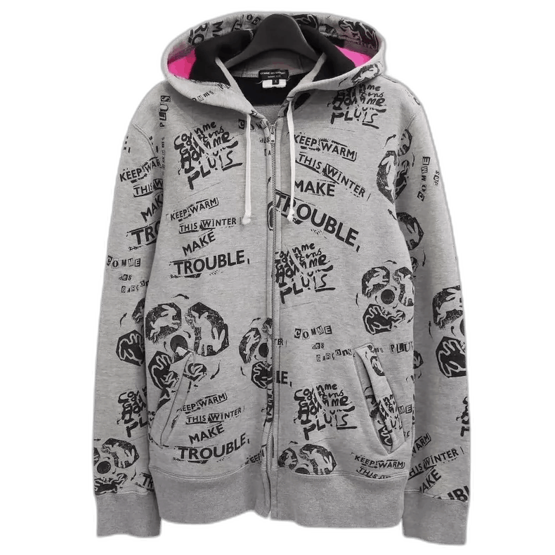 Comme des Garcons Comme des Garcons Printed Hooded Sweatshirt Size M / US 6-8 / IT 42-44 - 1 Thumbnail