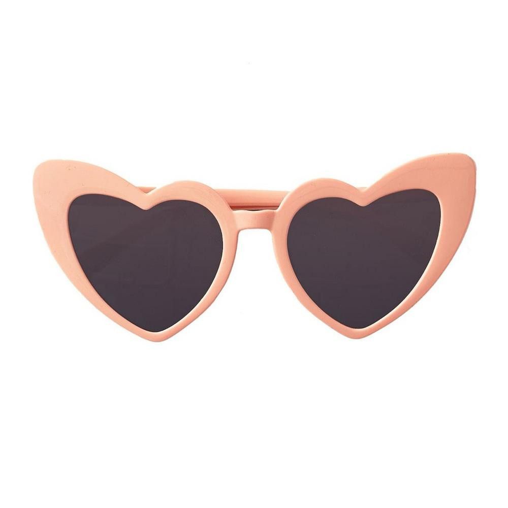 Designer Retro pink heart sunglasses Size ONE SIZE - 1 Thumbnail