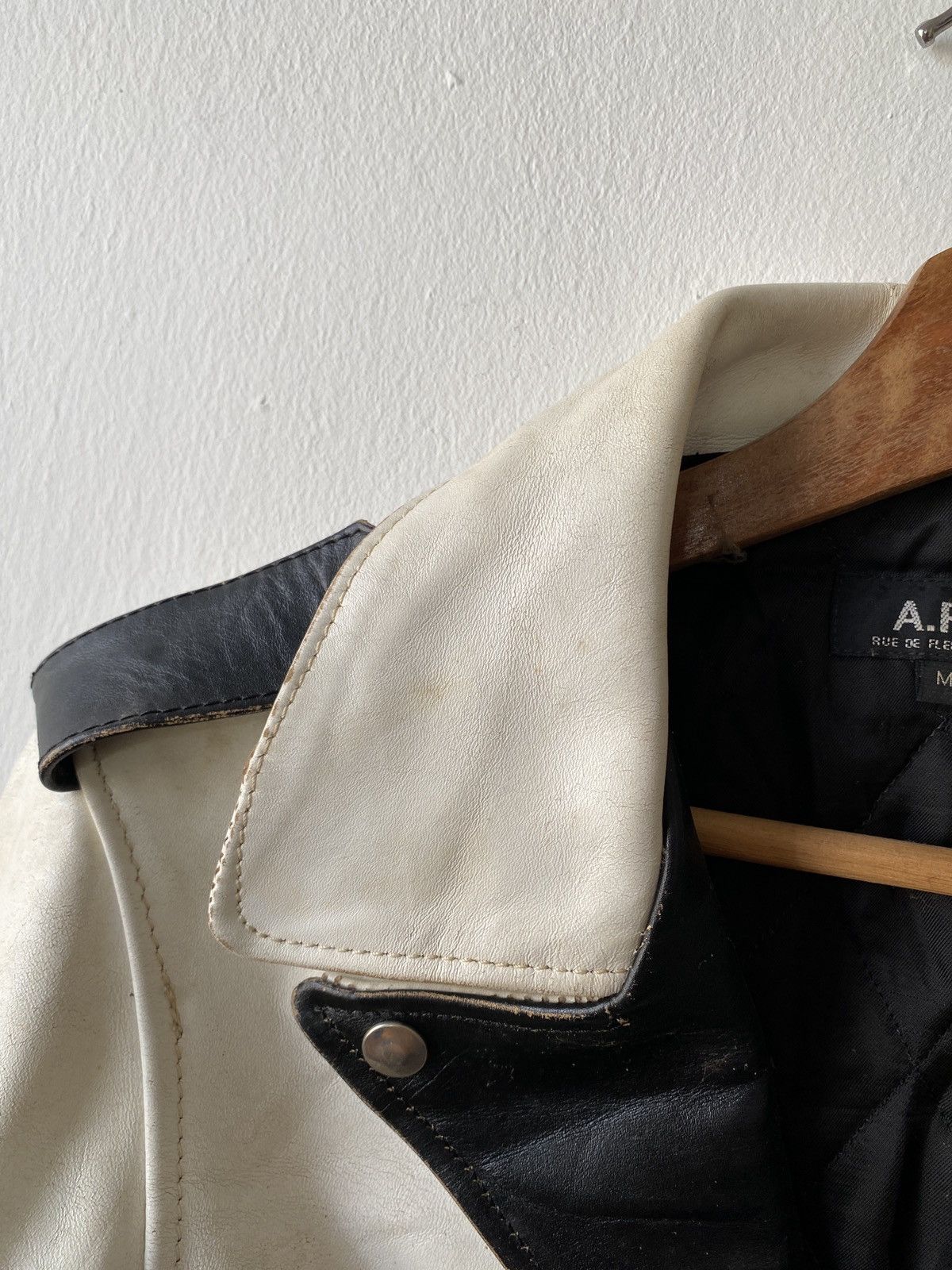 A.P.C. Japanese Brand A.P.C Seditionaries Leather Jacket Size US M / EU 48-50 / 2 - 8 Thumbnail