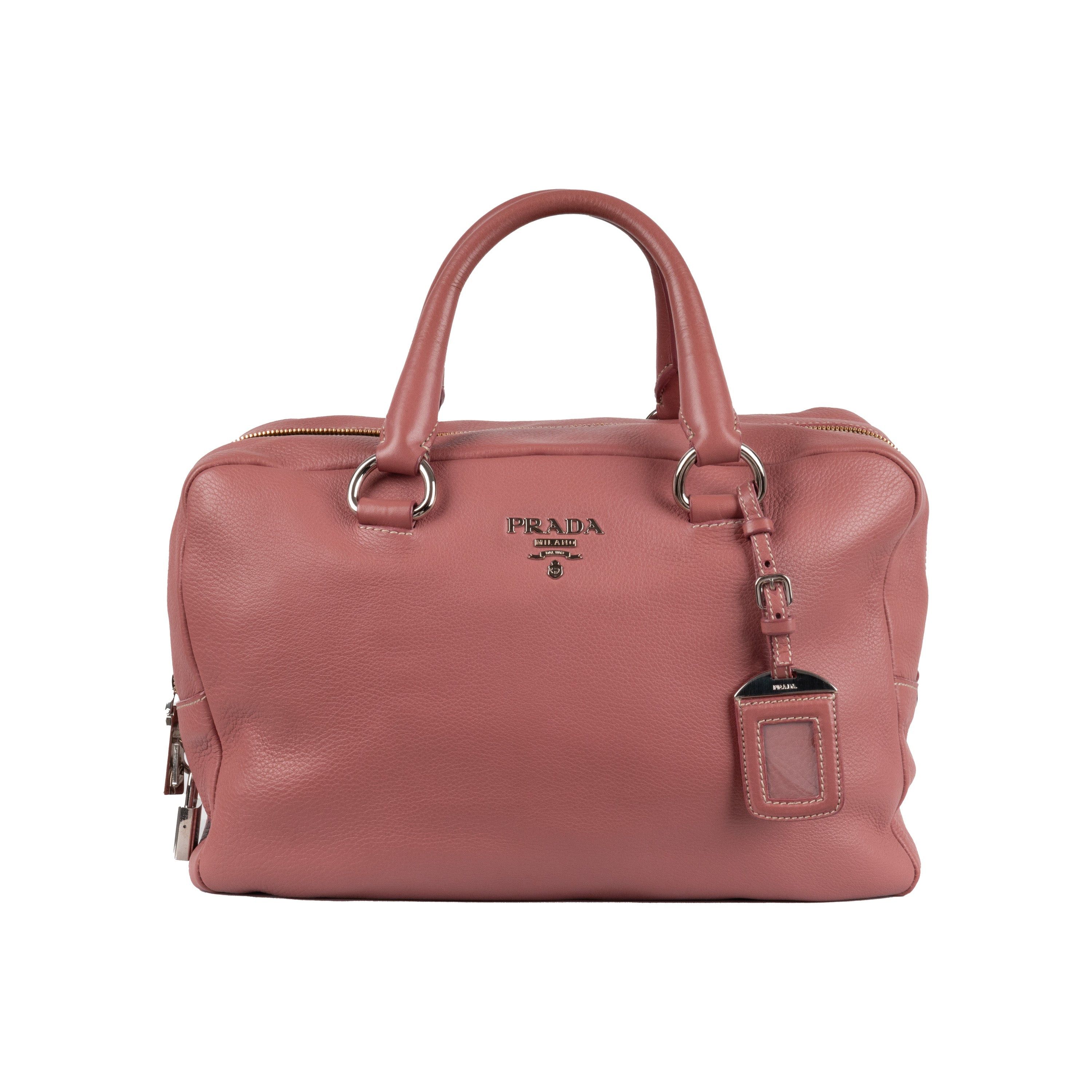 image of Prada Prada Boston Handbag in Pink, Women's
