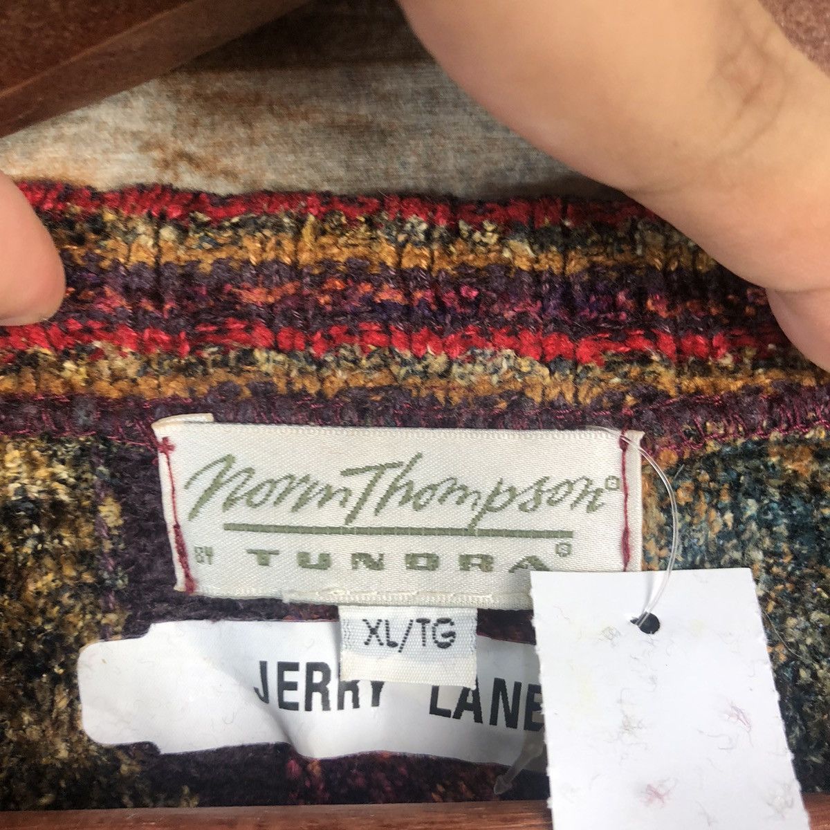 Homespun Knitwear DL Norm Thompson Tundra Jerry Lane Beige Knitwear #C668 Size US XL / EU 56 / 4 - 9 Thumbnail