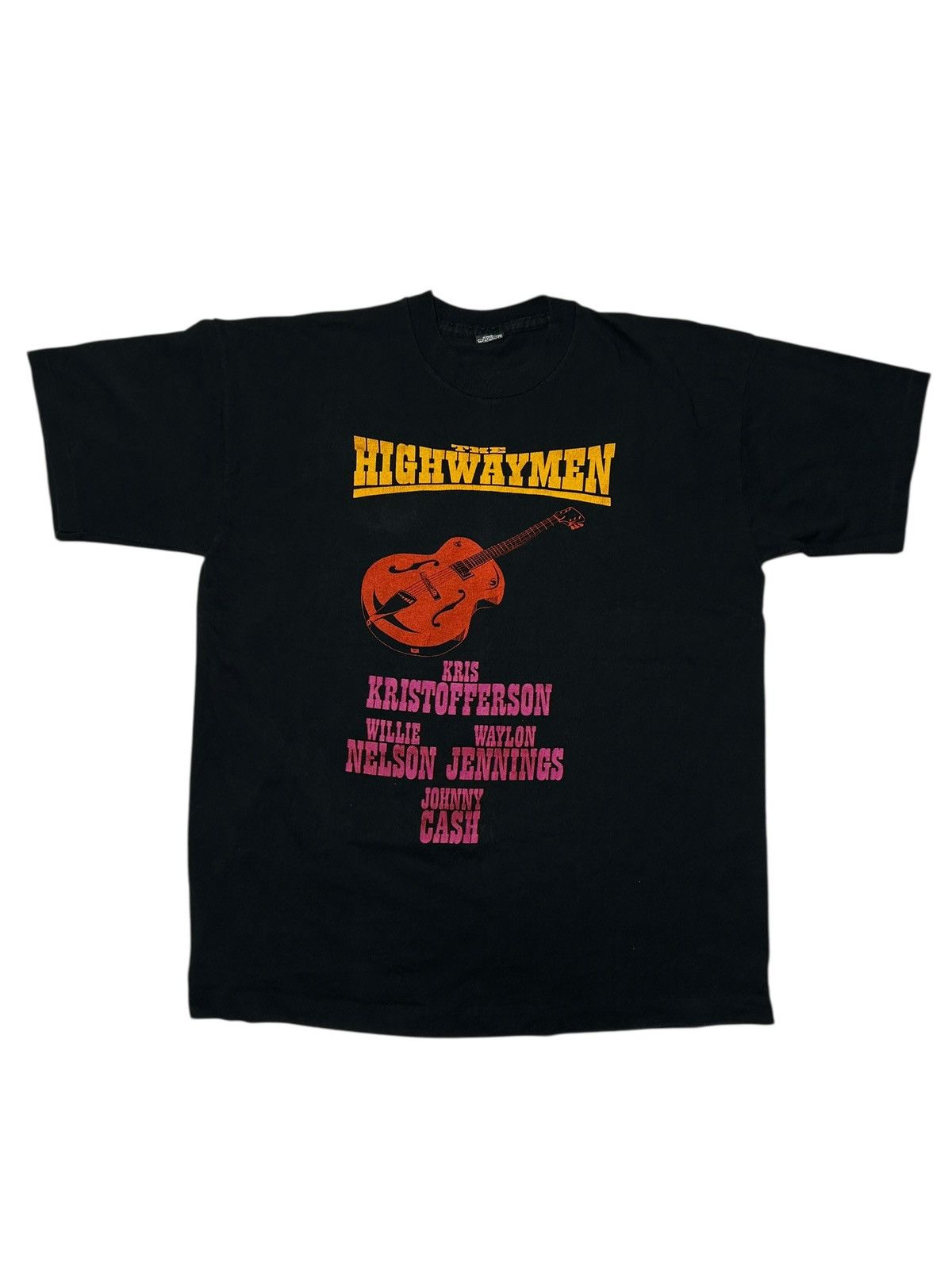 The Highwaymen Kris Kristofferson Tour vintage t-shirt tee