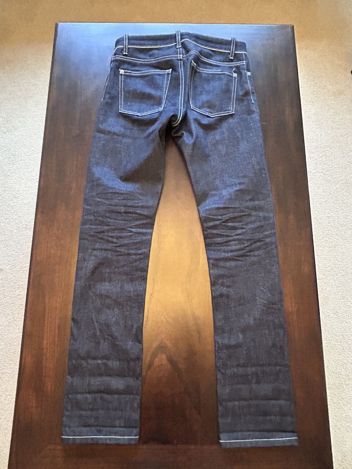 Balenciaga Balenciaga Raw Denim 2010's Skinny Jeans Size US 29 - 2 Thumbnail
