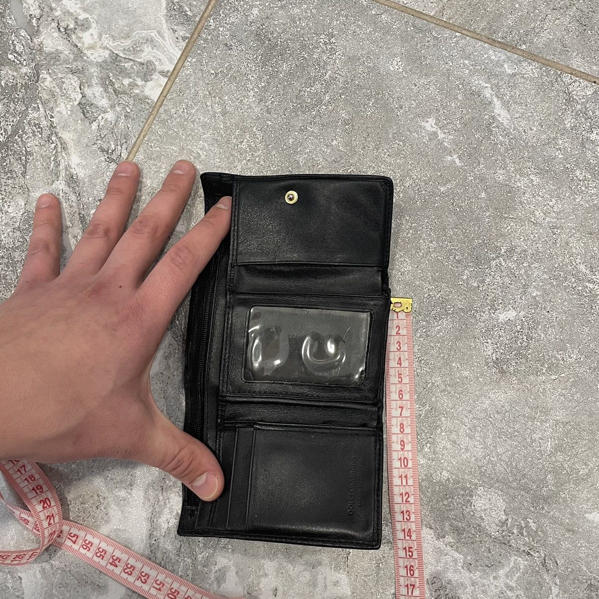 Dolce & Gabbana × Vintage RARE Dolce & Gabbana Steel Logo Vintage Leather Wallet 90s Size ONE SIZE - 10 Thumbnail