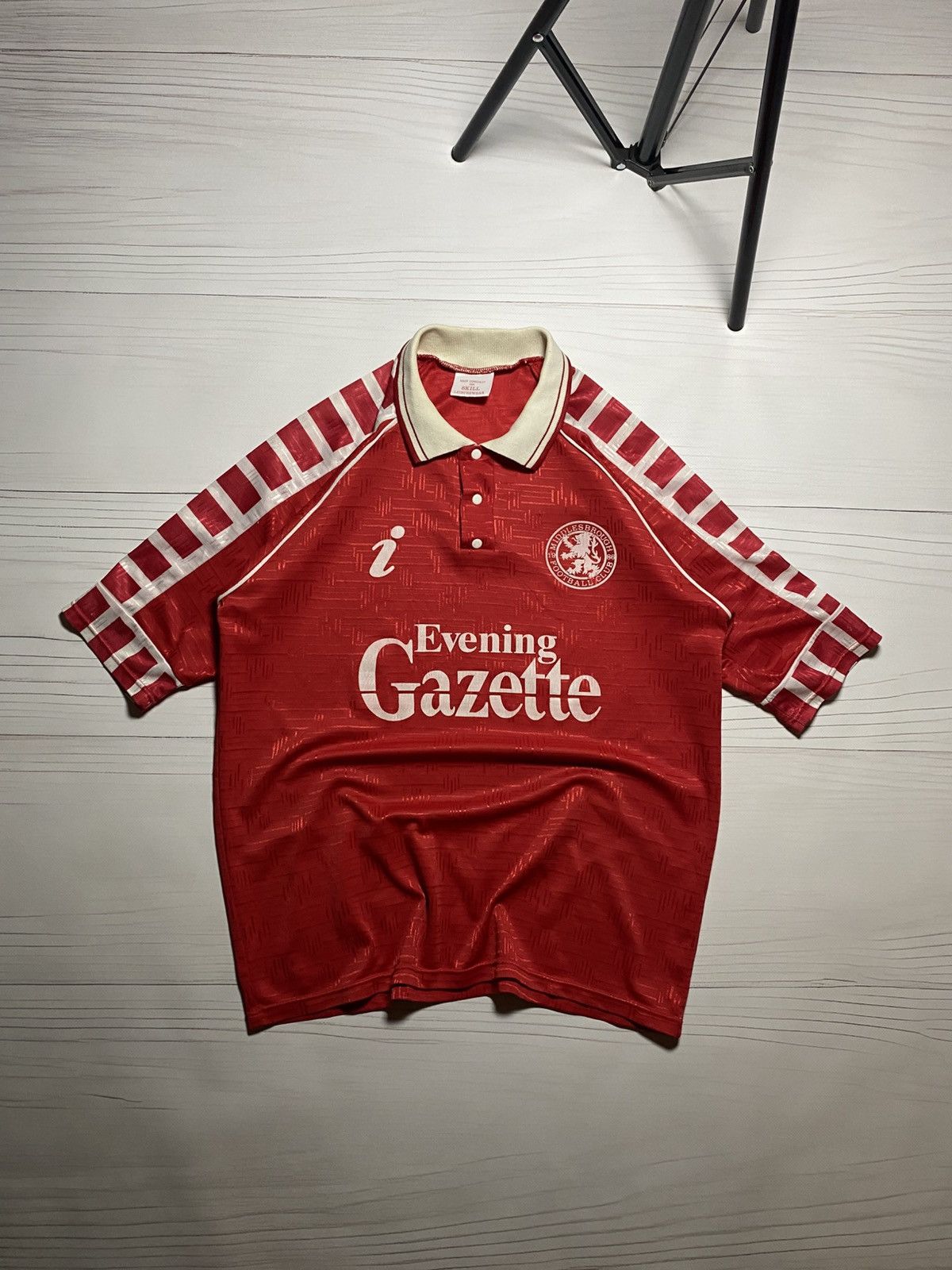 Vintage Vintage Middlesbrough 1990/92 home rare football t shirt Size US S / EU 44-46 / 1 - 1 Thumbnail