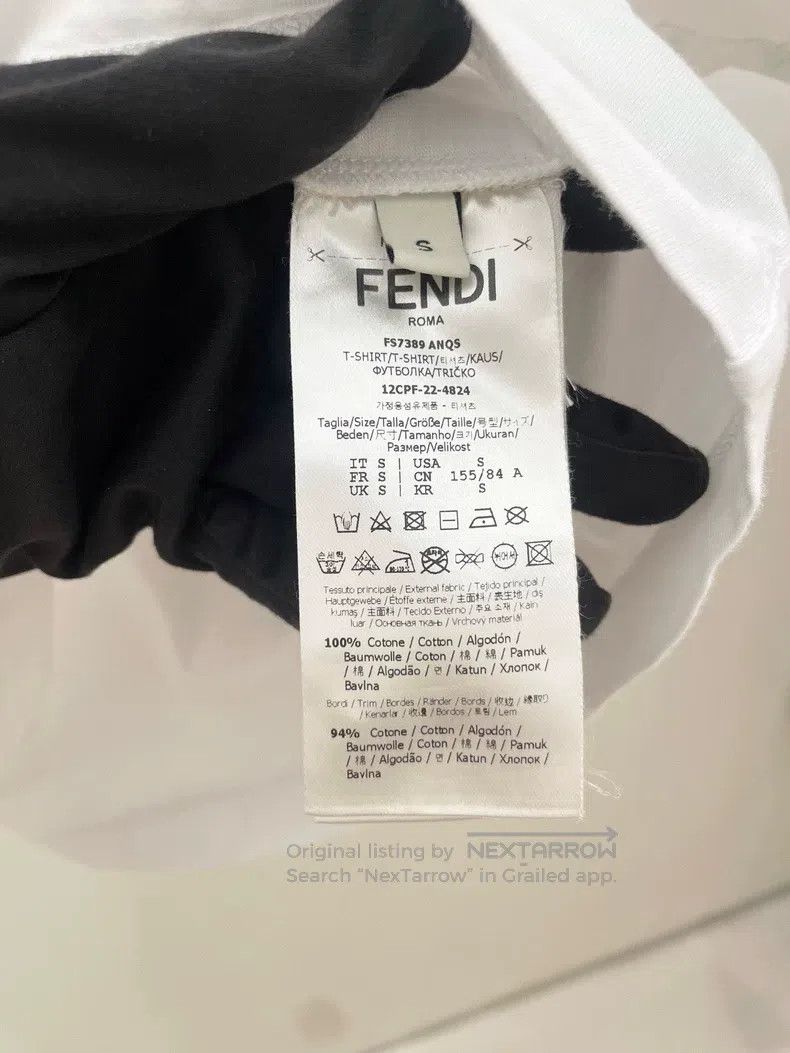 Fendi Fendi White Pocket Zipper T-Shirt Size S / US 4 / IT 40 - 4 Thumbnail