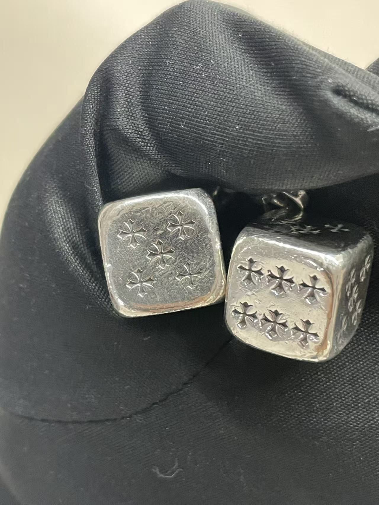 Chrome Hearts Chrome Hearts Silver Dice Keychain Size ONE SIZE - 9 Thumbnail
