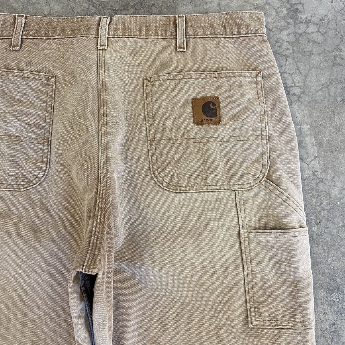 Carhartt VTG Carhartt Blanket Lined Distressed Dirty Carpenter Pants Size US 36 / EU 52 - 22 Thumbnail