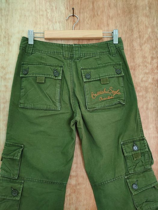 Japanese Brand Crux Green seditionaries multipocket cargo pants #194 DLAL Size 27" / US 4 / IT 40 - 11 Thumbnail