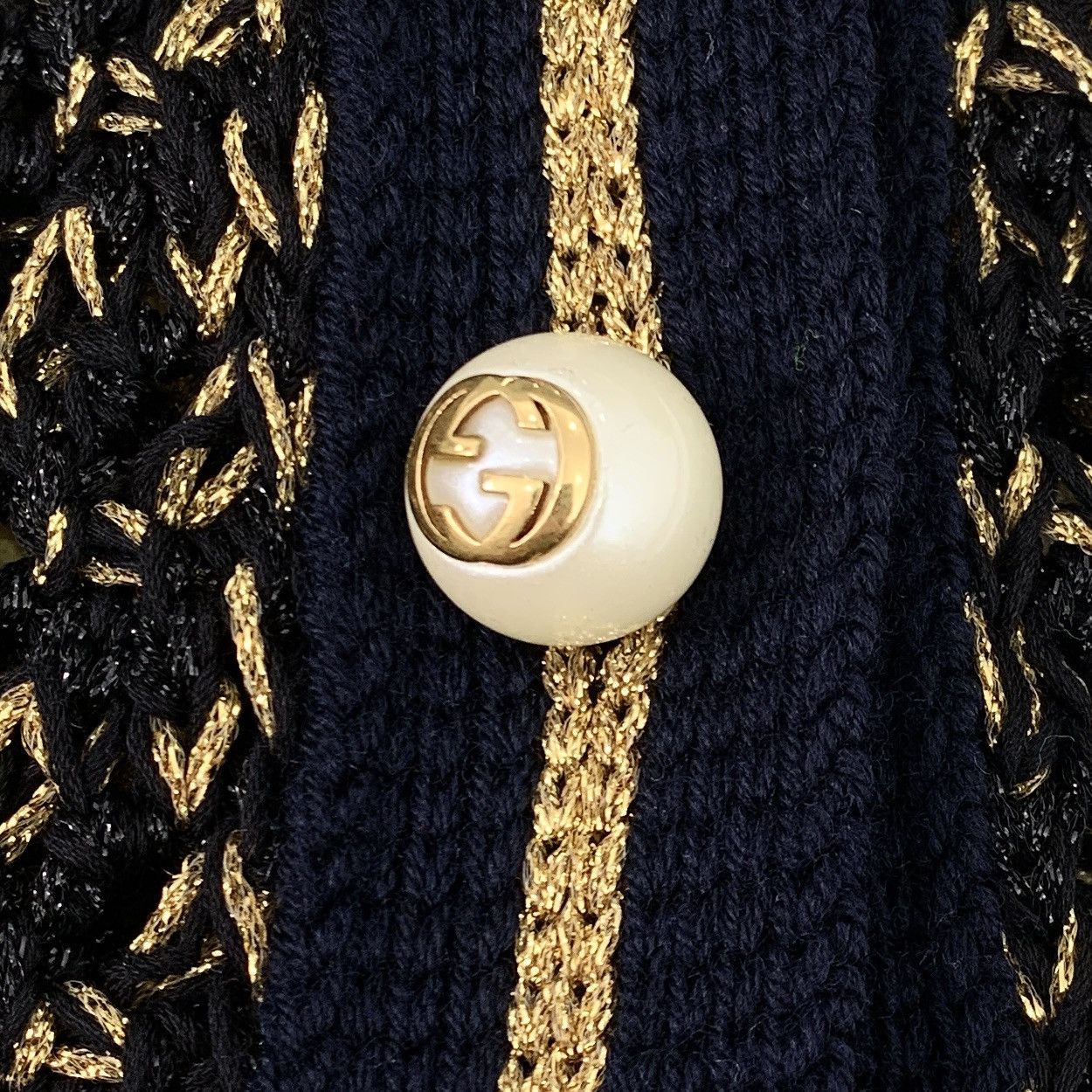 Gucci Gucci Color-block Striped Woven Knit Cardigan K26WX Size M / US 6-8 / IT 42-44 - 5 Thumbnail