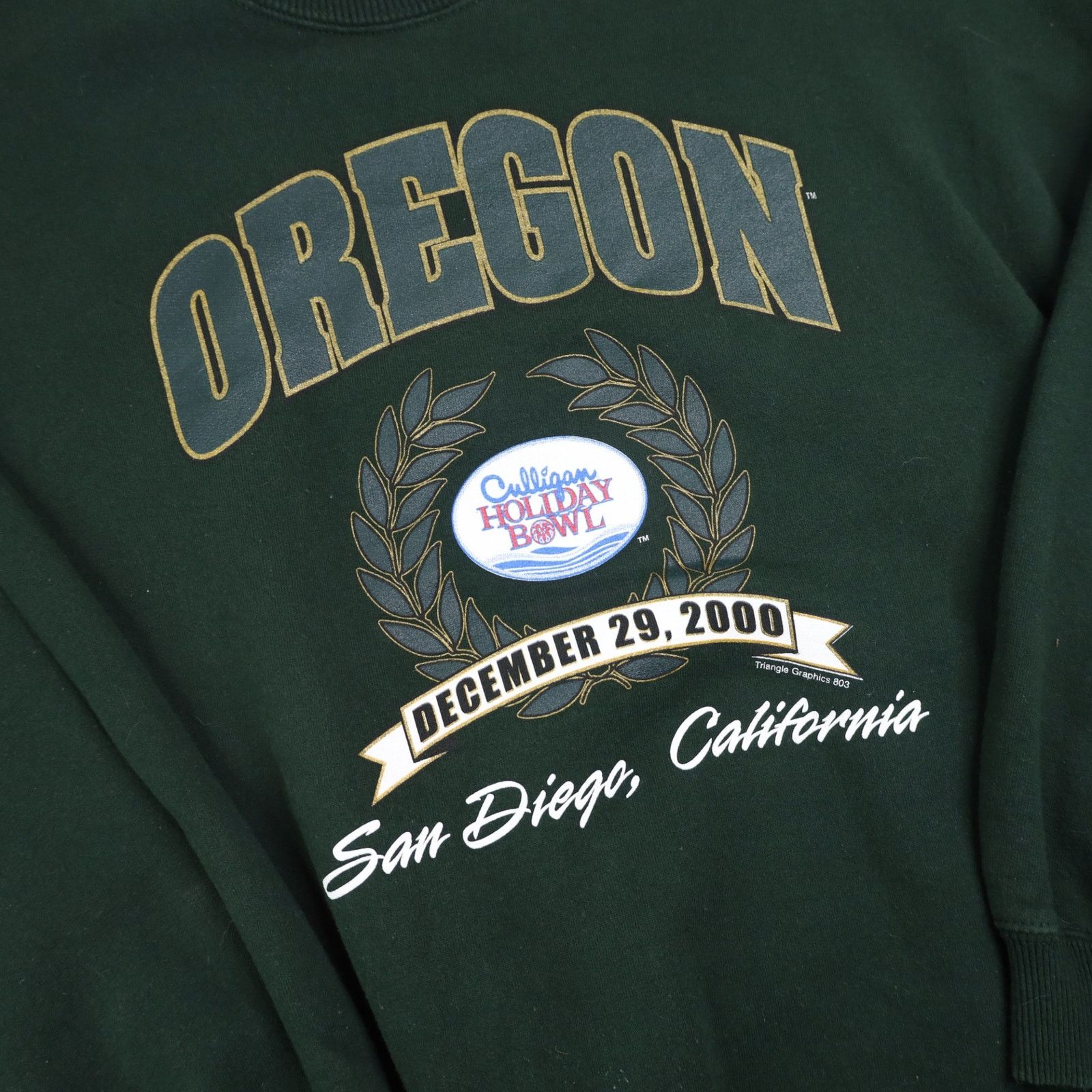 Vintage VTG Y2k University of Oregon Ducks Holiday Bowl Sweatshirt Size US L / EU 52-54 / 3 - 4 Thumbnail