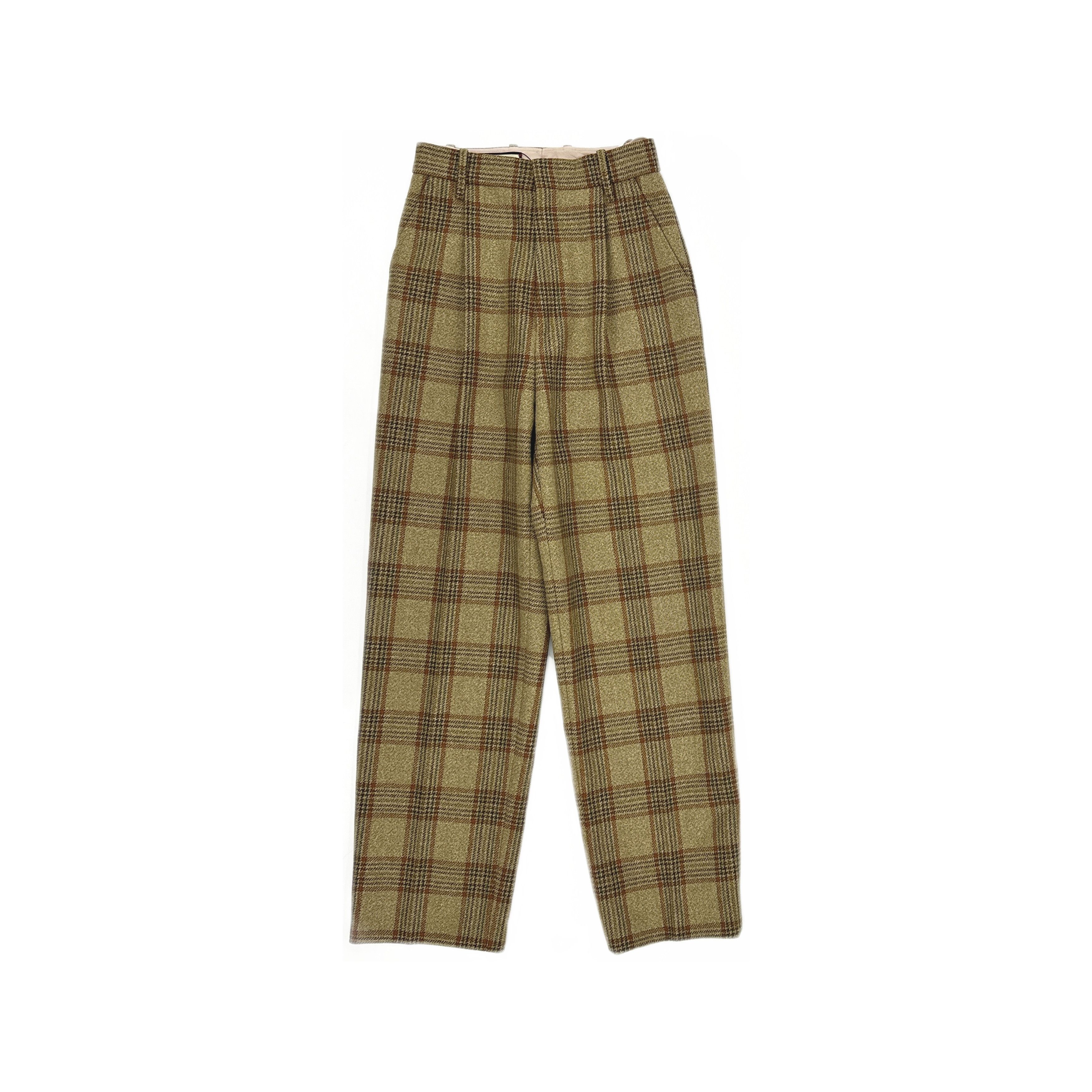Gucci Gucci Plaid Check Trousers IT 36 Size 25" / US 0 / IT 36 - 1 Thumbnail