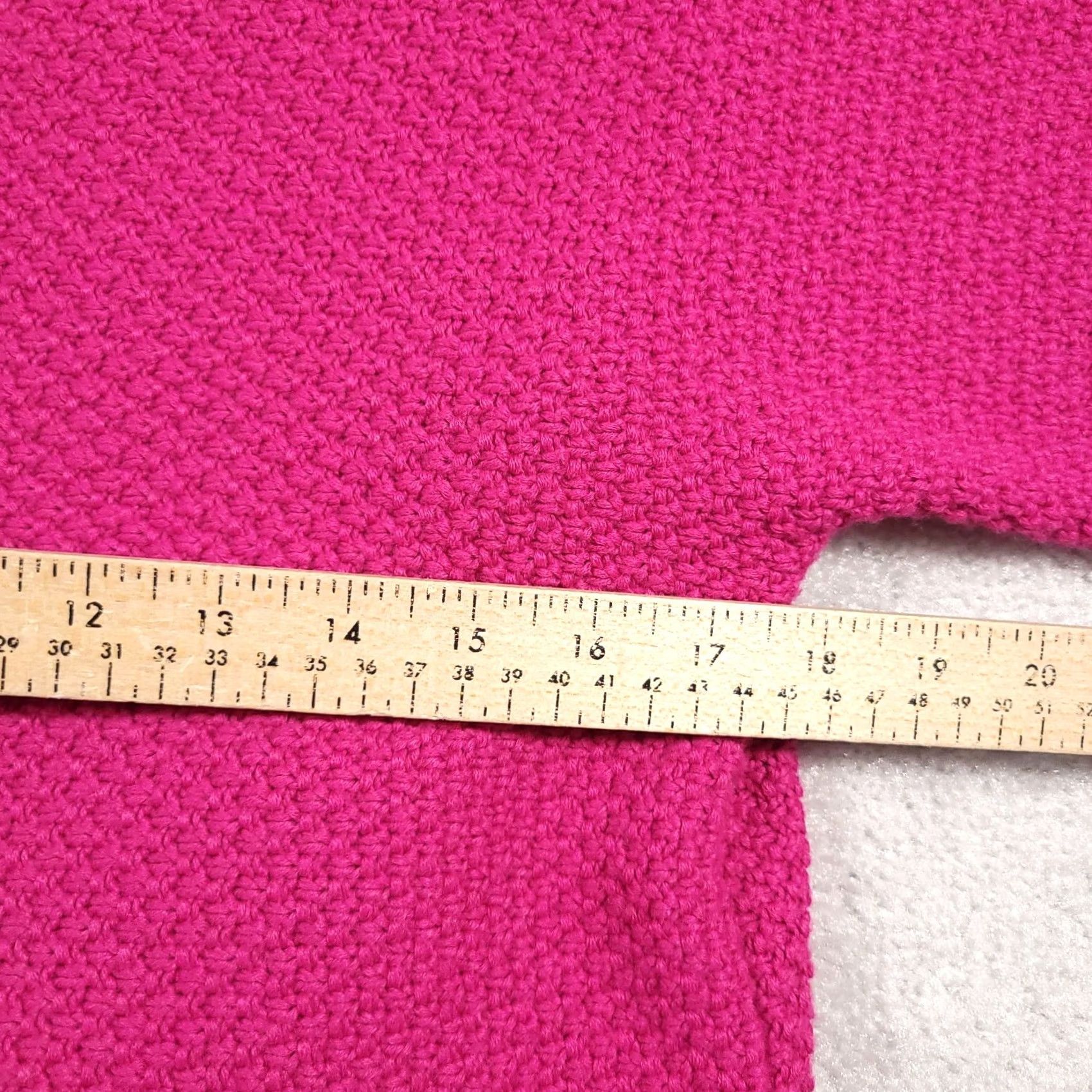 Vintage Chico's Cardigan Women's Open Front Wool Blend Pink 1 Medium 1/2 Sleeve Knit Basic Classic Travel Fall Spring Winter Shirt? Size M / US 6-8 / IT 42-44 - 7 Thumbnail