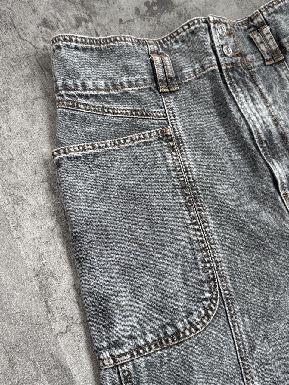 Isabel Marant Etoile Isabel Marant Etoile Acid Wash Sculpted Panel Jeans Denim Size 27" / US 4 / IT 40 - 5 Thumbnail