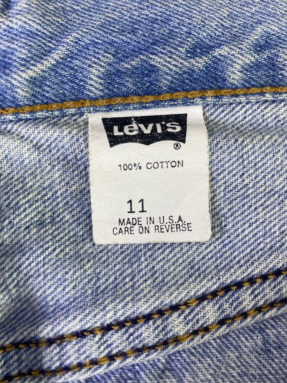 Jean × Levi's × Vintage Vintage Levis Distress Jeans - J914 Size 29" - 7 Thumbnail
