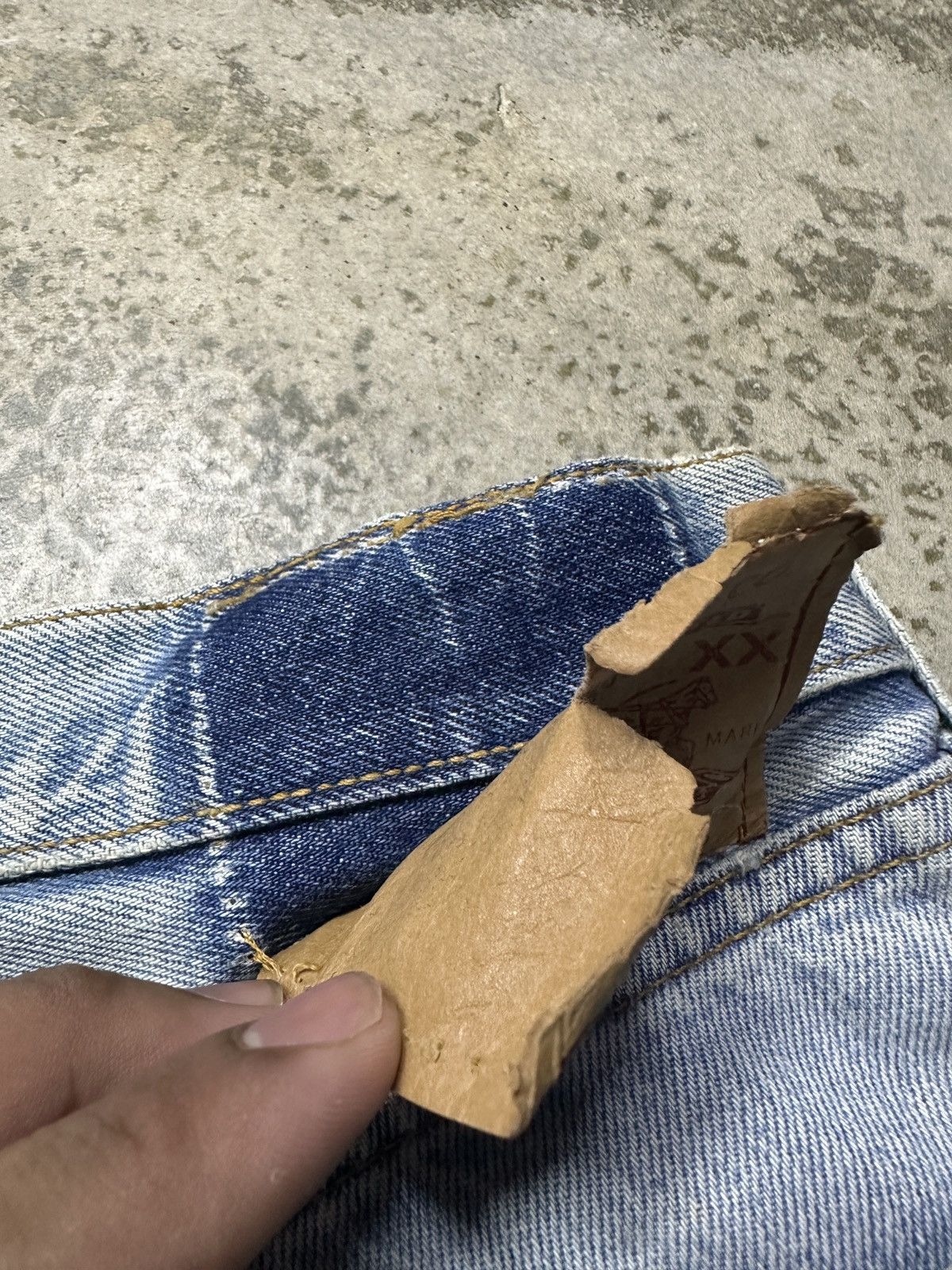 Levi's × Vintage Rare🔥Vintage Levi’s Patchwork Custom 90’s Jeans Size US 33 - 25 Thumbnail