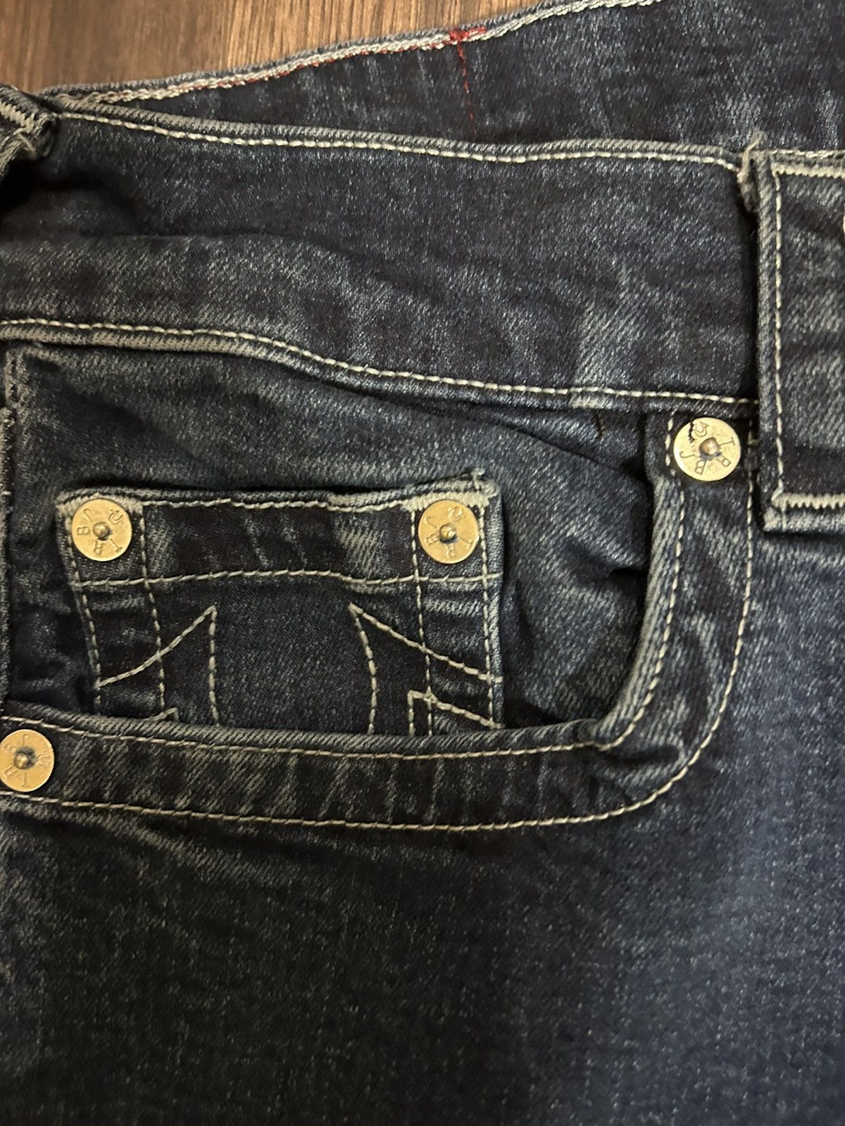 True Religion True religion relaxed straight jeans Size US 33 - 8 Thumbnail