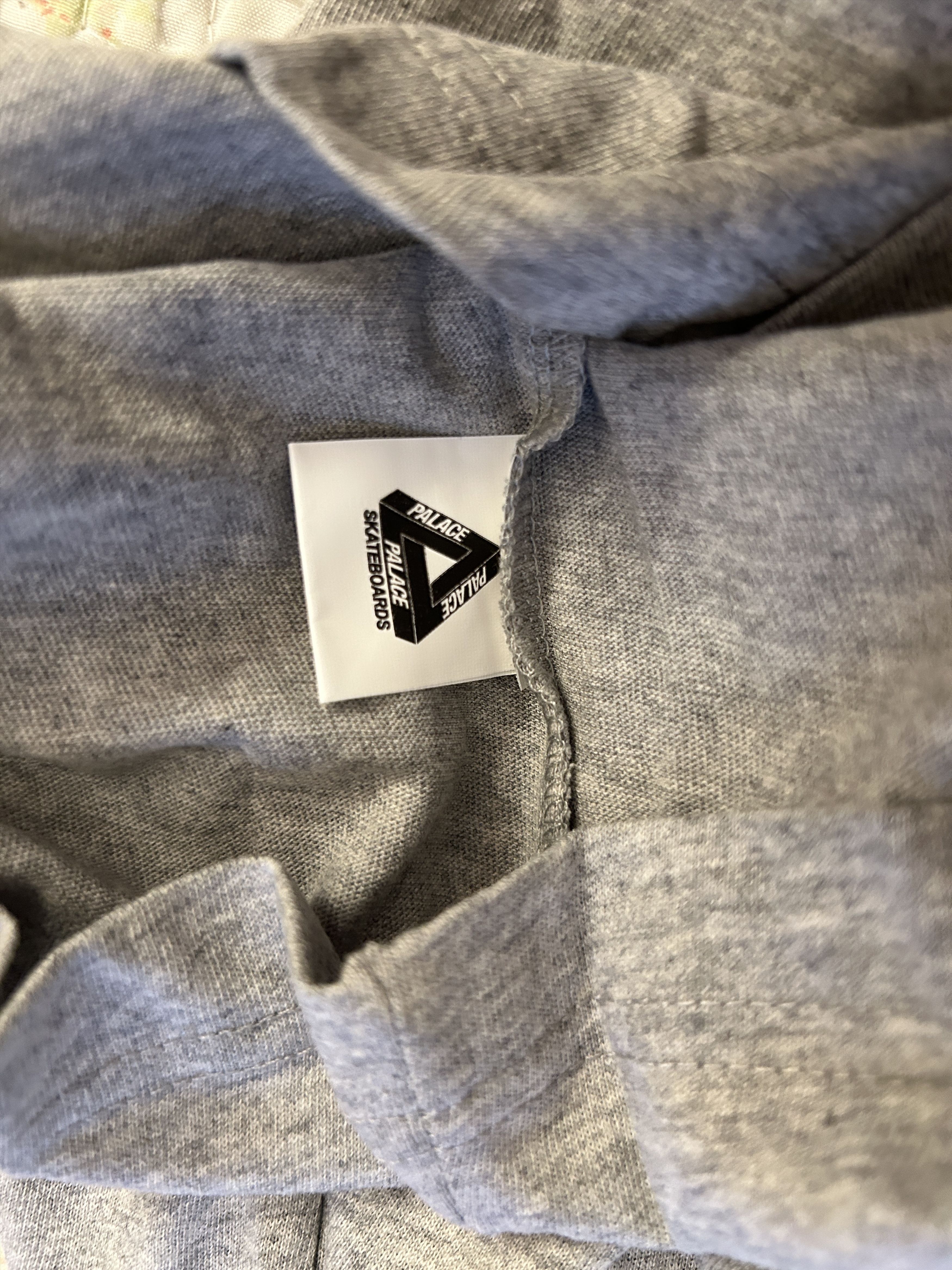 Palace Palace P-3 Font Tri-Ferg T-shirt GREY Tee Flocka S/S 16 Size US XL / EU 56 / 4 - 4 Thumbnail