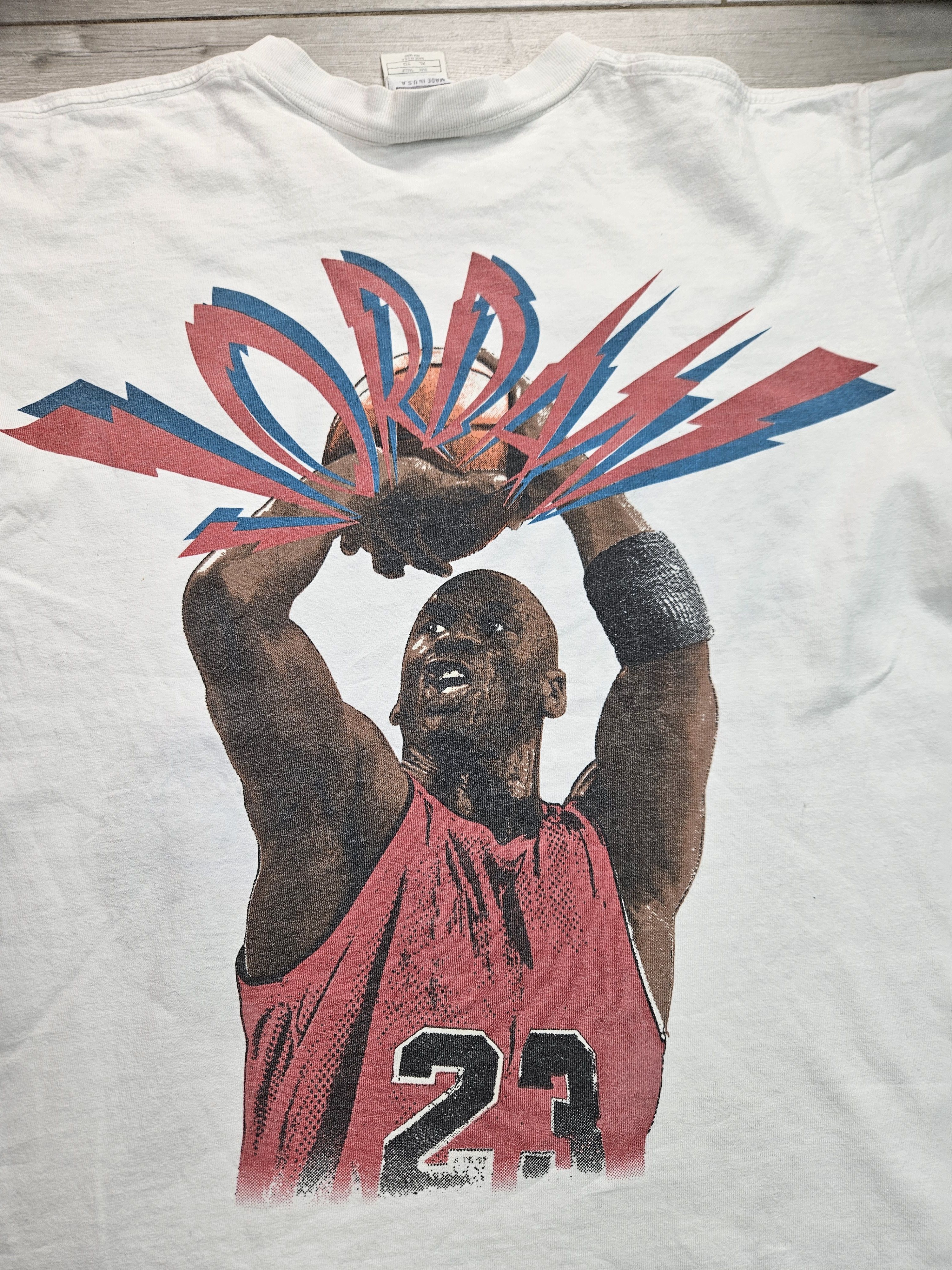 Jordan Brand × Nike × Vintage Vintage 80' Nike Michael Jordan T-Shirt Size US S / EU 44-46 / 1 - 4 Thumbnail