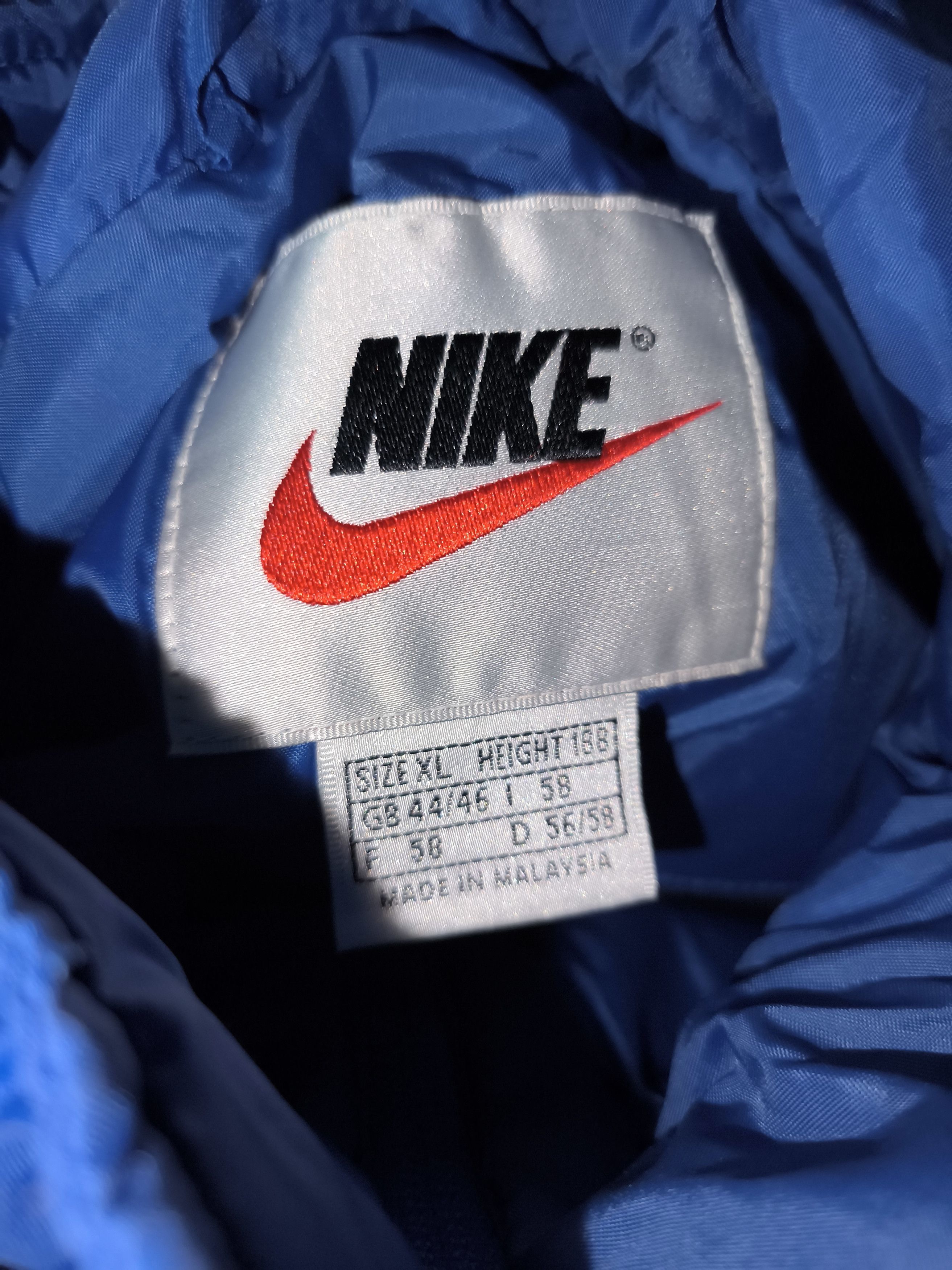 Nike 🔥 Vintage 90s Vintage NIKE windbreaker zipper light jacket Size US XL / EU 56 / 4 - 13 Thumbnail