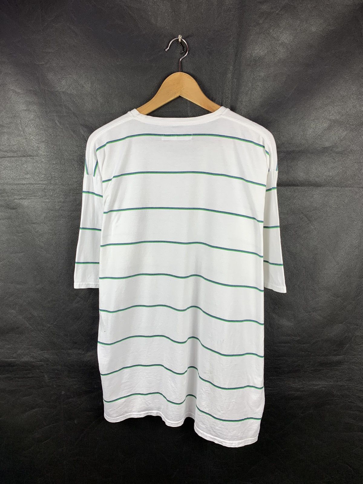 Japanese Brand Steals! Mackdaddy Skulls Stripes Tee Size US XL / EU 56 / 4 - 7 Thumbnail