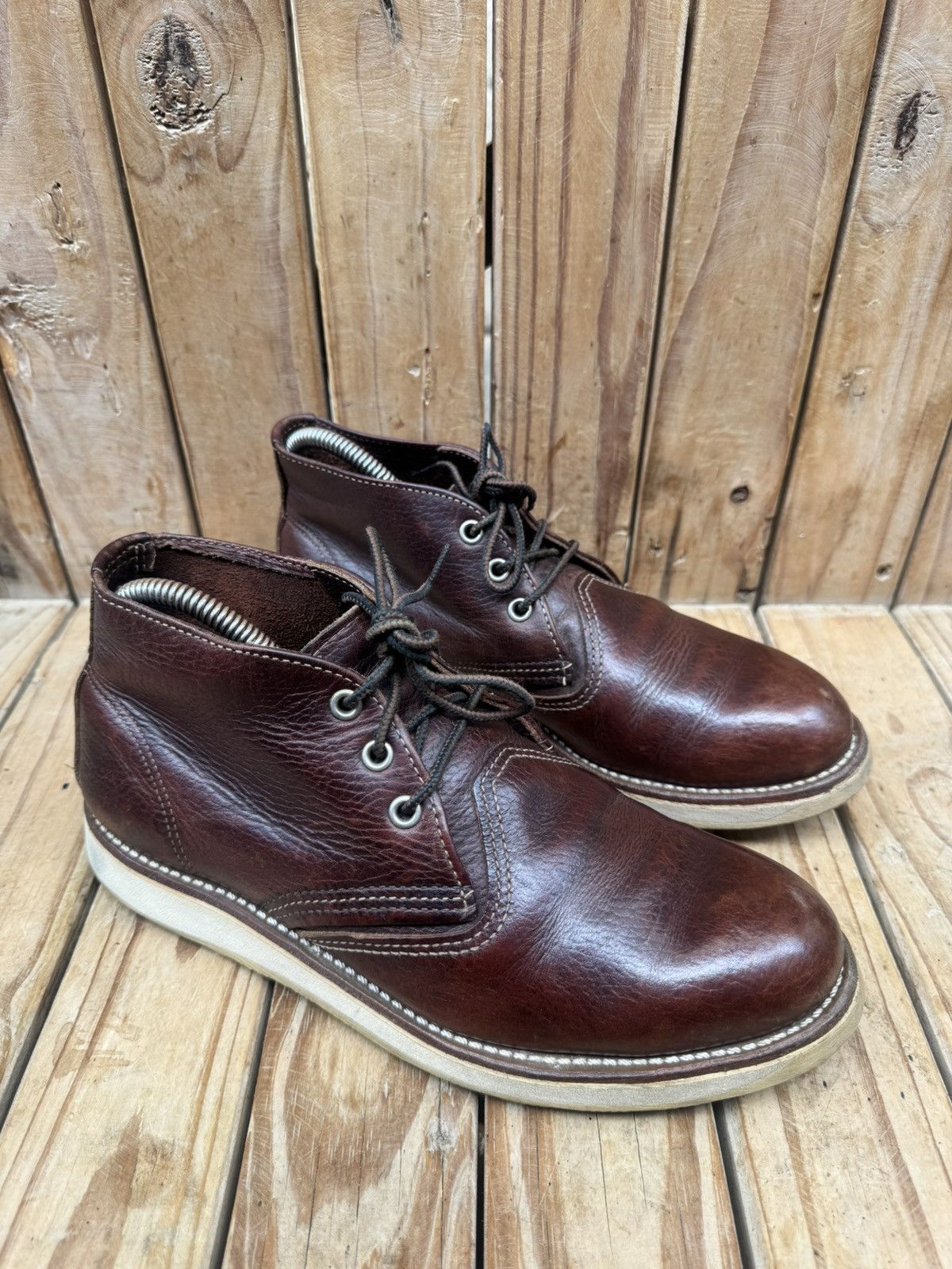 Red Wing Red Wing 3141 Chukka Brown leather boots EUR 40 UK 6.5 D Size US 7.5 / EU 40-41 - 17 Thumbnail
