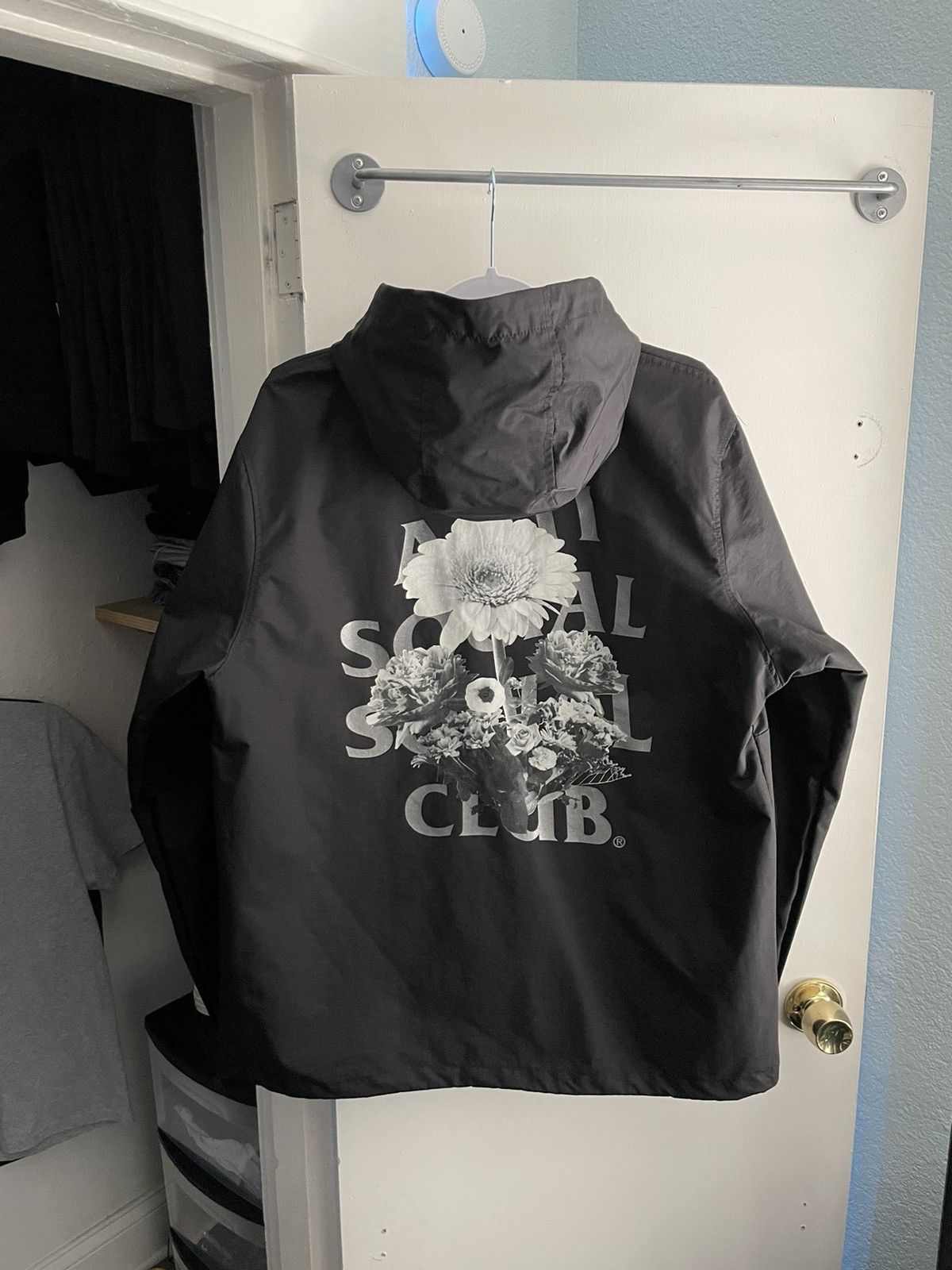 Anti Social Social Club ASSC ‘The Ghost of You and Me’ Anorak 3M Black Size US L / EU 52-54 / 3 - 3 Thumbnail