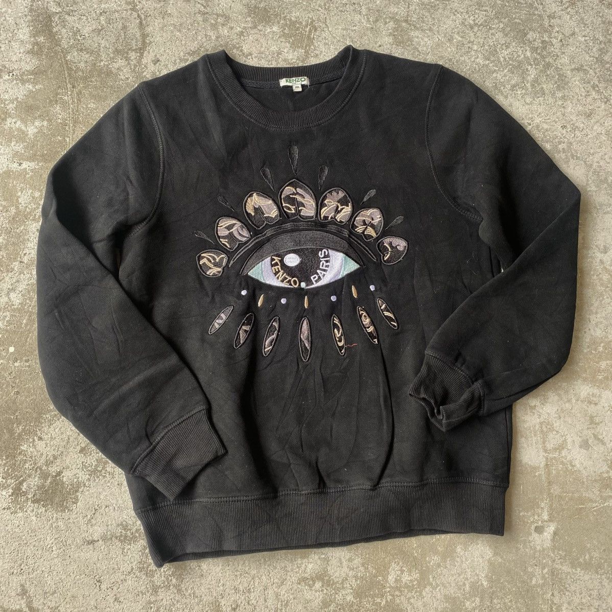 Japanese Brand Kenzo Streetwear KENZO Eye Sweatshirt Grailed