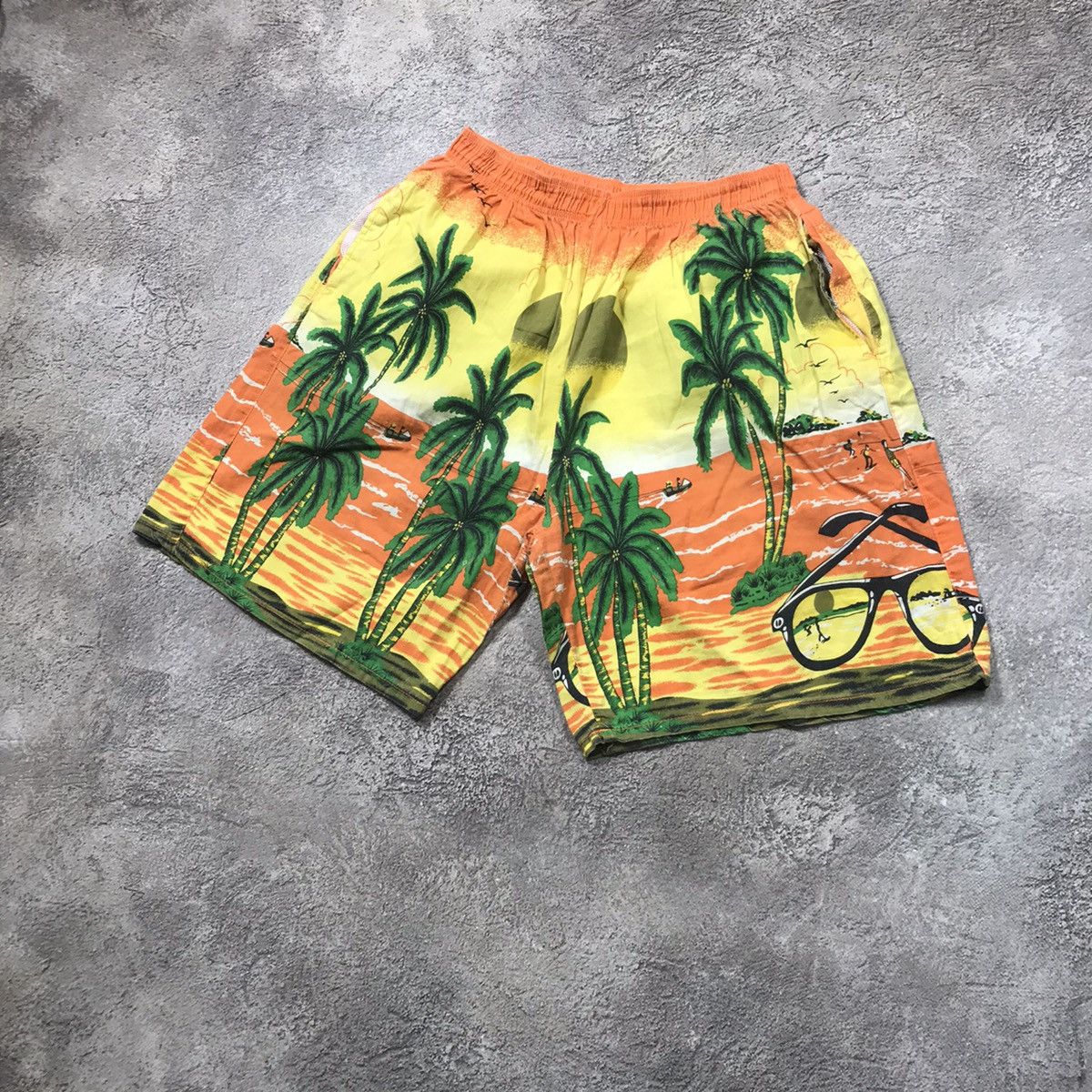 Vintage vintage floral Hawaiian shorts surf streetwear japan Y2K Size US 30 / EU 46 - 2 Thumbnail