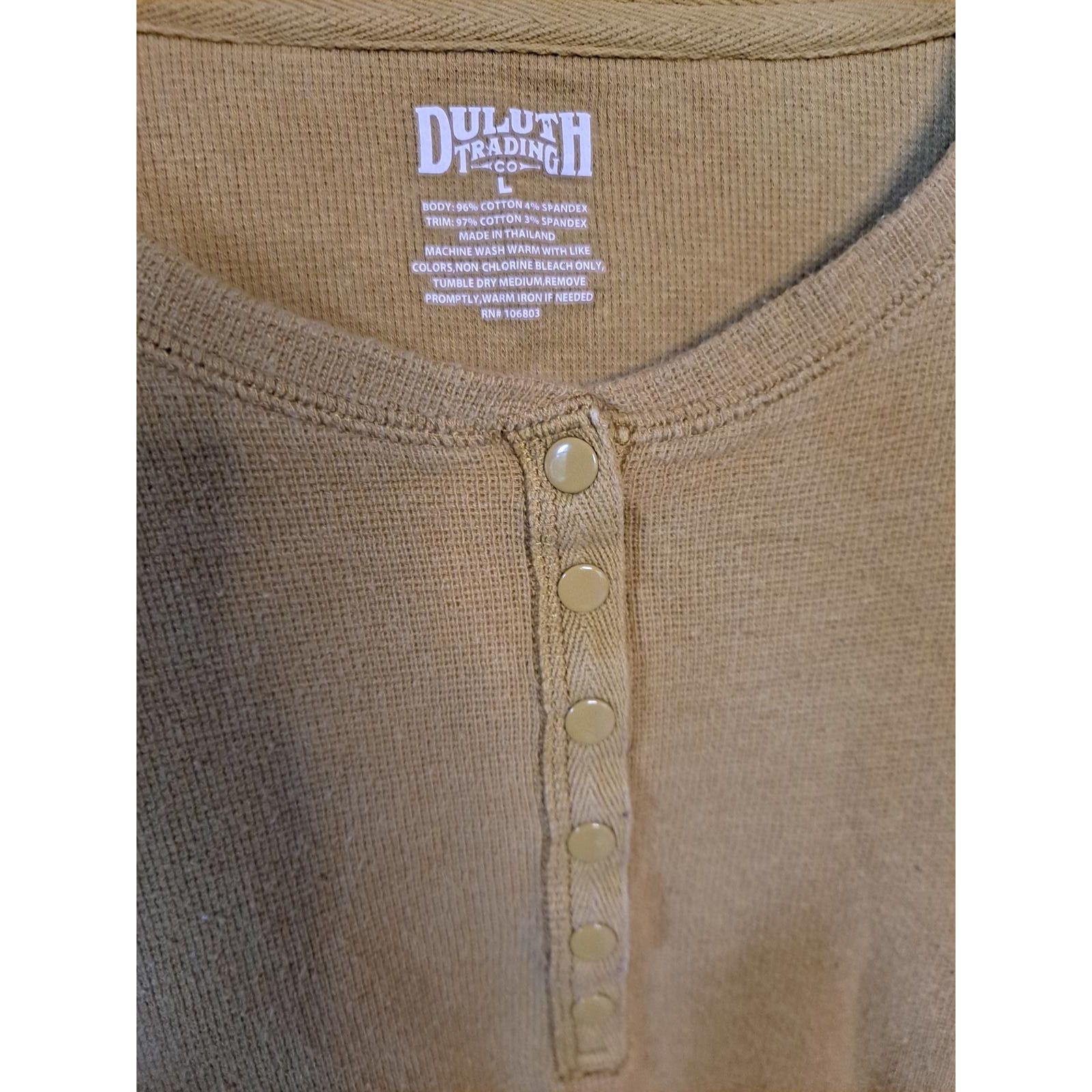 Other Duluth Trading Yellow 1/4 Snap Long Sleeve Shirt Size L Size US L / EU 52-54 / 3 - 2 Thumbnail