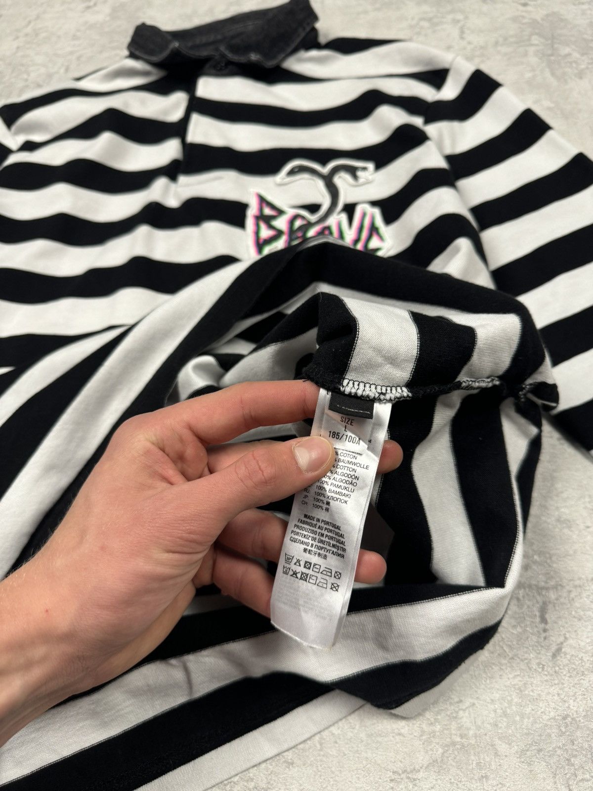 Diesel Diesel Brave Snake Long Sleeve Striped Size L Size US L / EU 52-54 / 3 - 11 Thumbnail