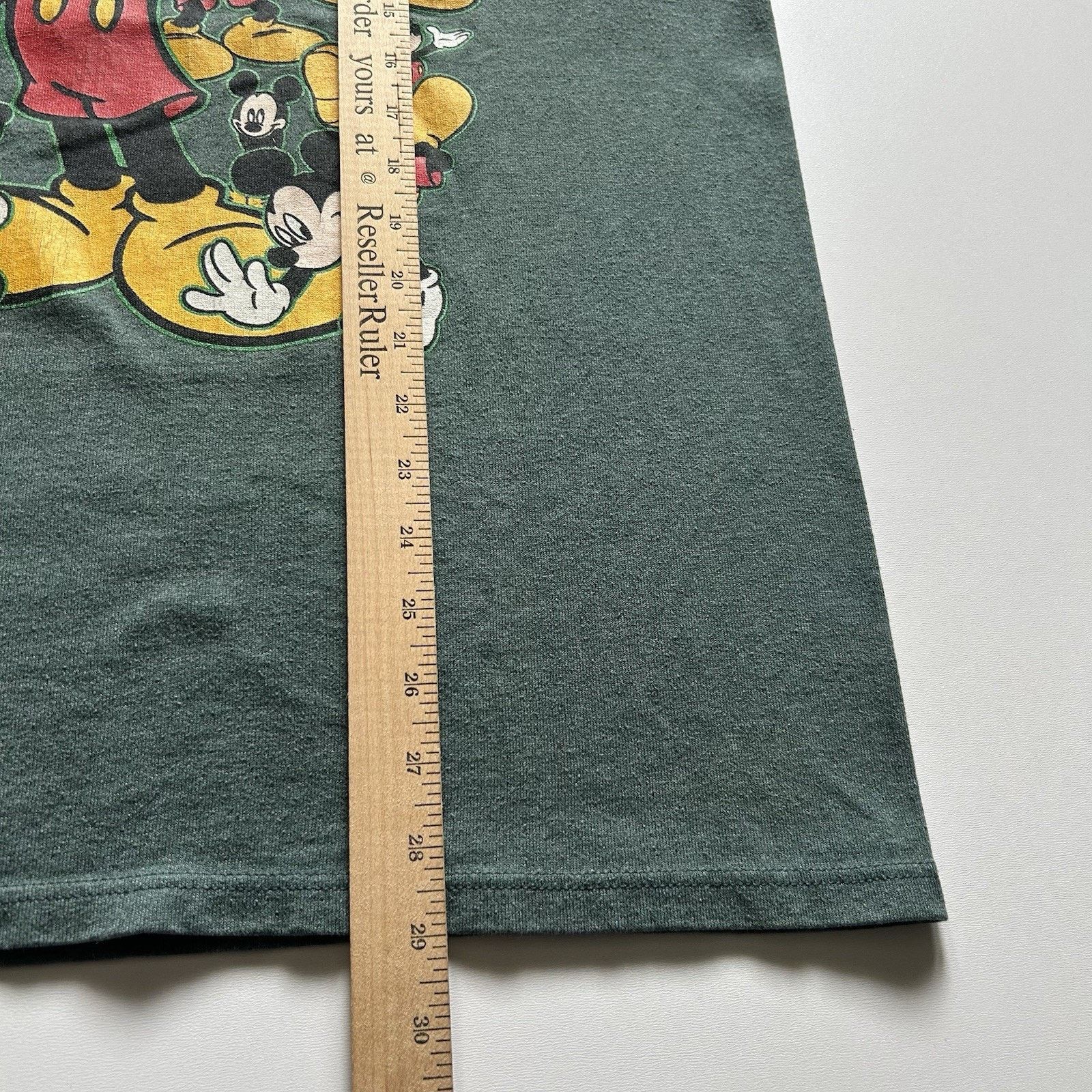 Disney × Mickey Mouse × Vintage Vintage 90s Mickey Mouse Disney T Shirt Green XL Made In USA Size US XL / EU 56 / 4 - 6 Thumbnail
