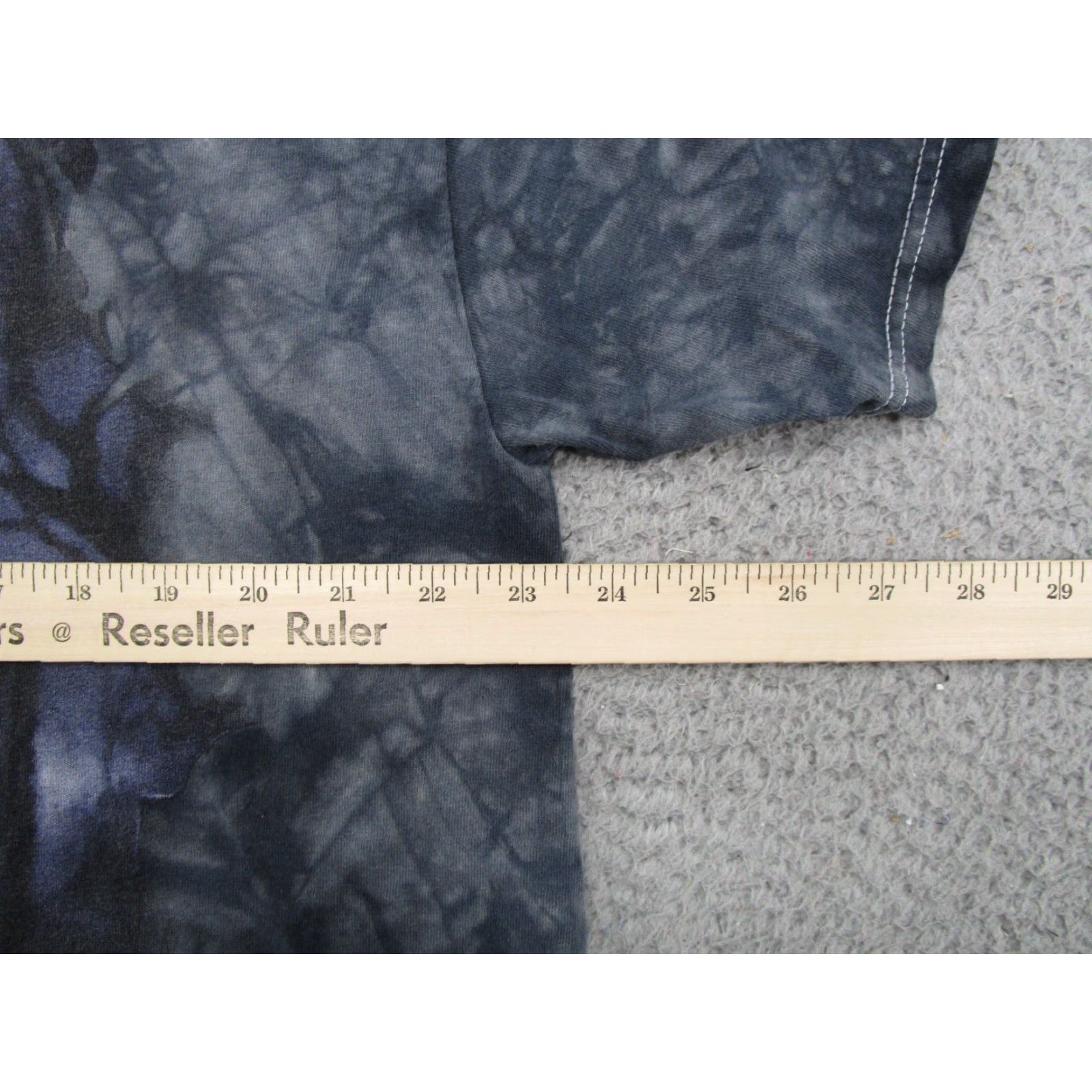 Delta VTG Delta Pro Weight T Shirt Skeleton Metal Guitar Graphic 2009 Tie Dye Gray L Men’s Crew Neck Short Sleeve Graphic Print Shirt Size US L / EU 52-54 / 3 - 7 Thumbnail