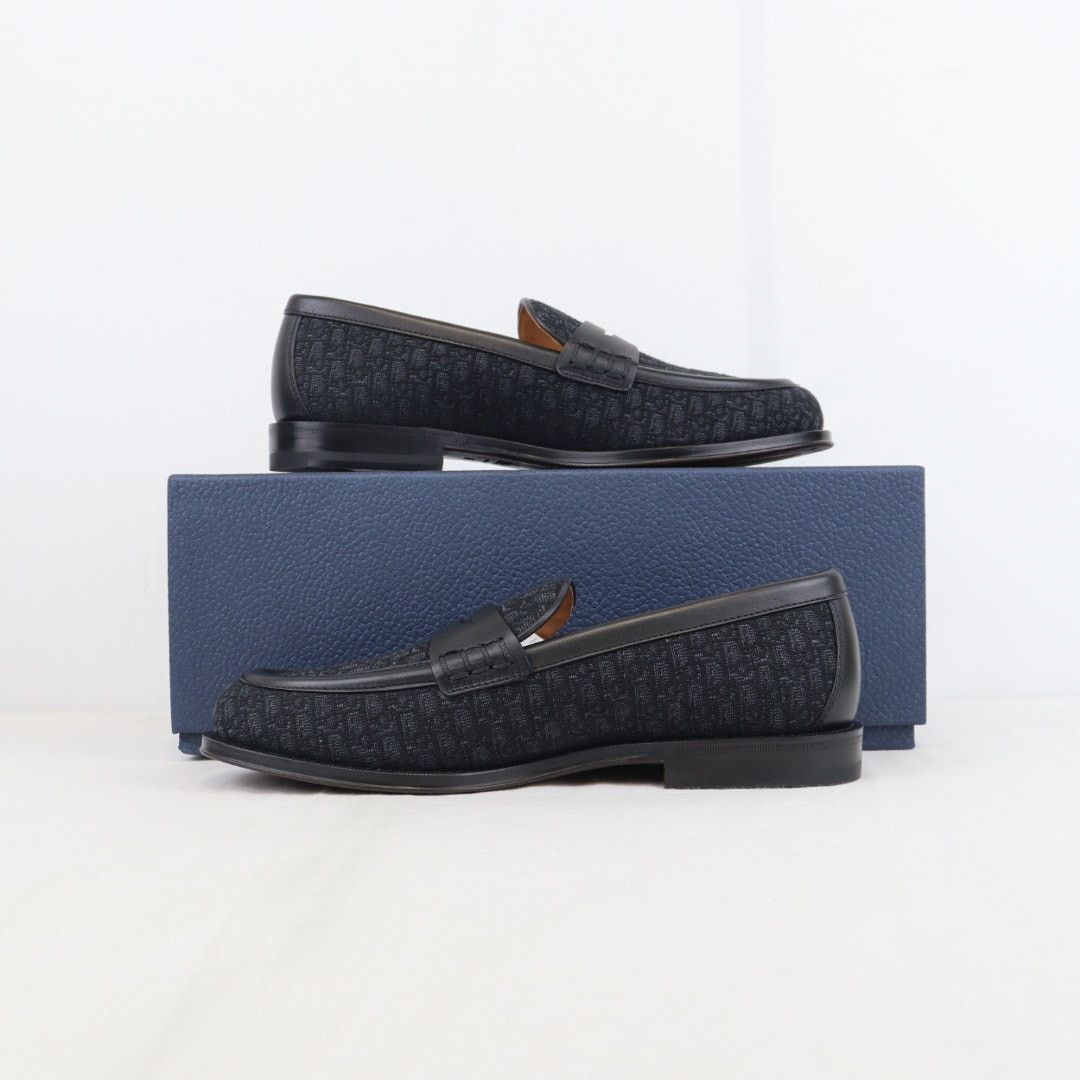Dior o1rshd1 Granville Loafer Do Jacquard in Black Size US 6.5 / EU 39-40 - 1 Thumbnail
