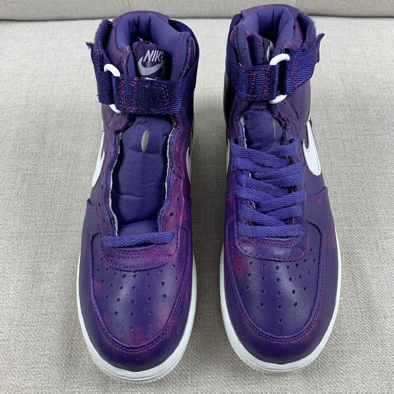 Nike 1992 Nike Air Force 1 Hi “Purple” Size US 7 / IT 37 - 3 Thumbnail