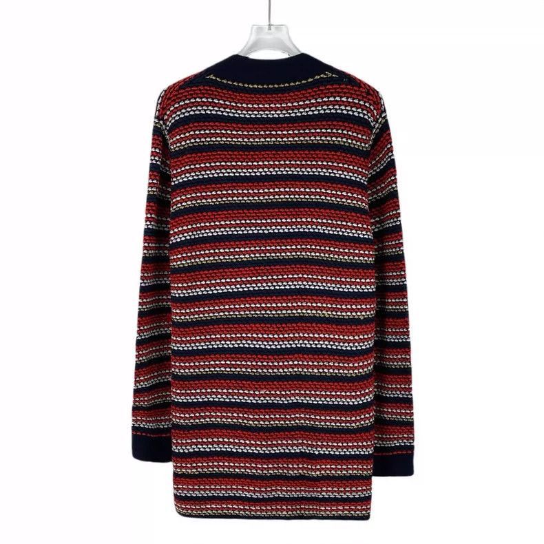 Gucci Gucci Colorful Striped Knit Cardigan V-Neck-2506 Size US L / EU 52-54 / 3 - 2 Thumbnail