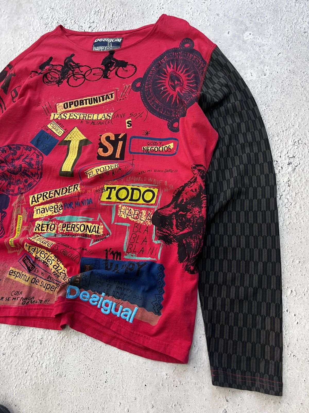 Hysteric Glamour × Le Grande Bleu (L.G.B.) × Vintage Vintage Y2K ifsixwasnine STYLE LONGSLEEVE AVANT-GARDE Size US XL / EU 56 / 4 - 4 Thumbnail
