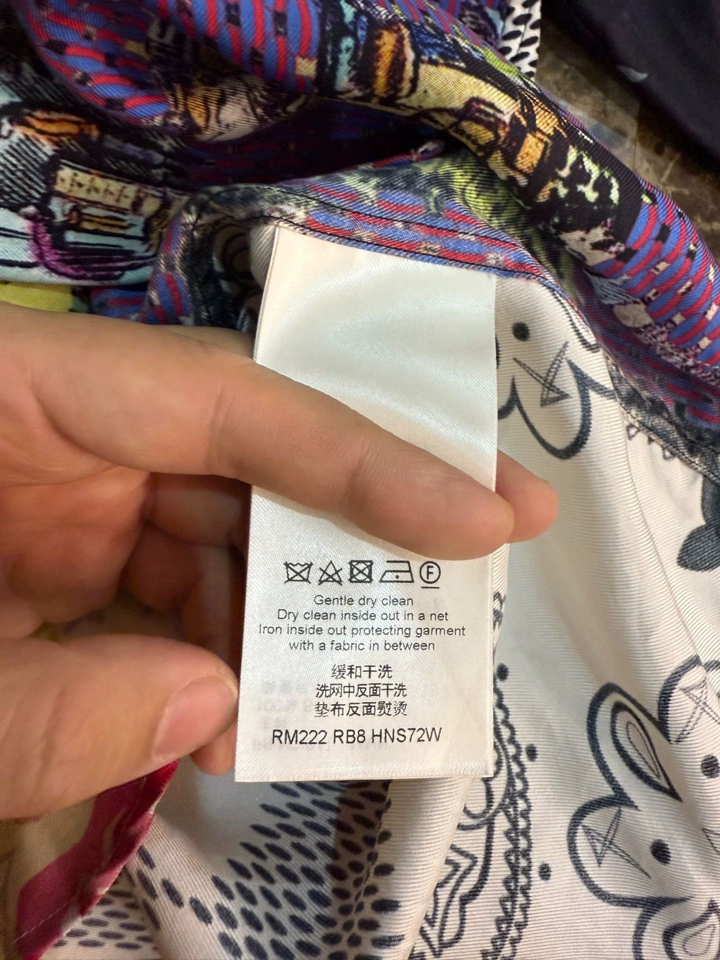 Louis Vuitton LV Colorblocked Damier x Monogram Rose Silk Shirt M Size US M / EU 48-50 / 2 - 7 Thumbnail