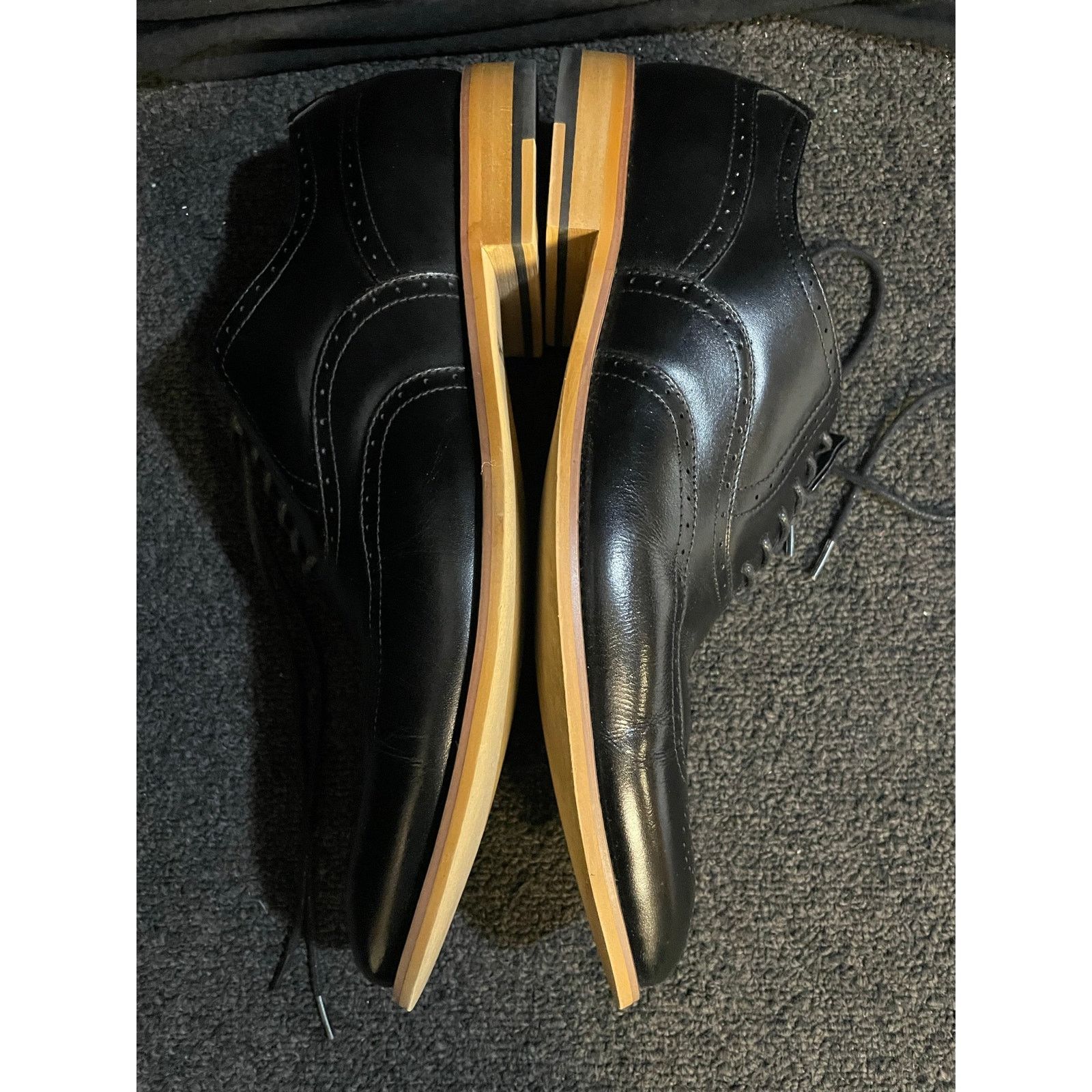 Stacy Adams Stacy Adams Dunbar Wingtip Oxford Dress Shoe Men’s 12M Size US 12 / EU 45 - 5 Thumbnail