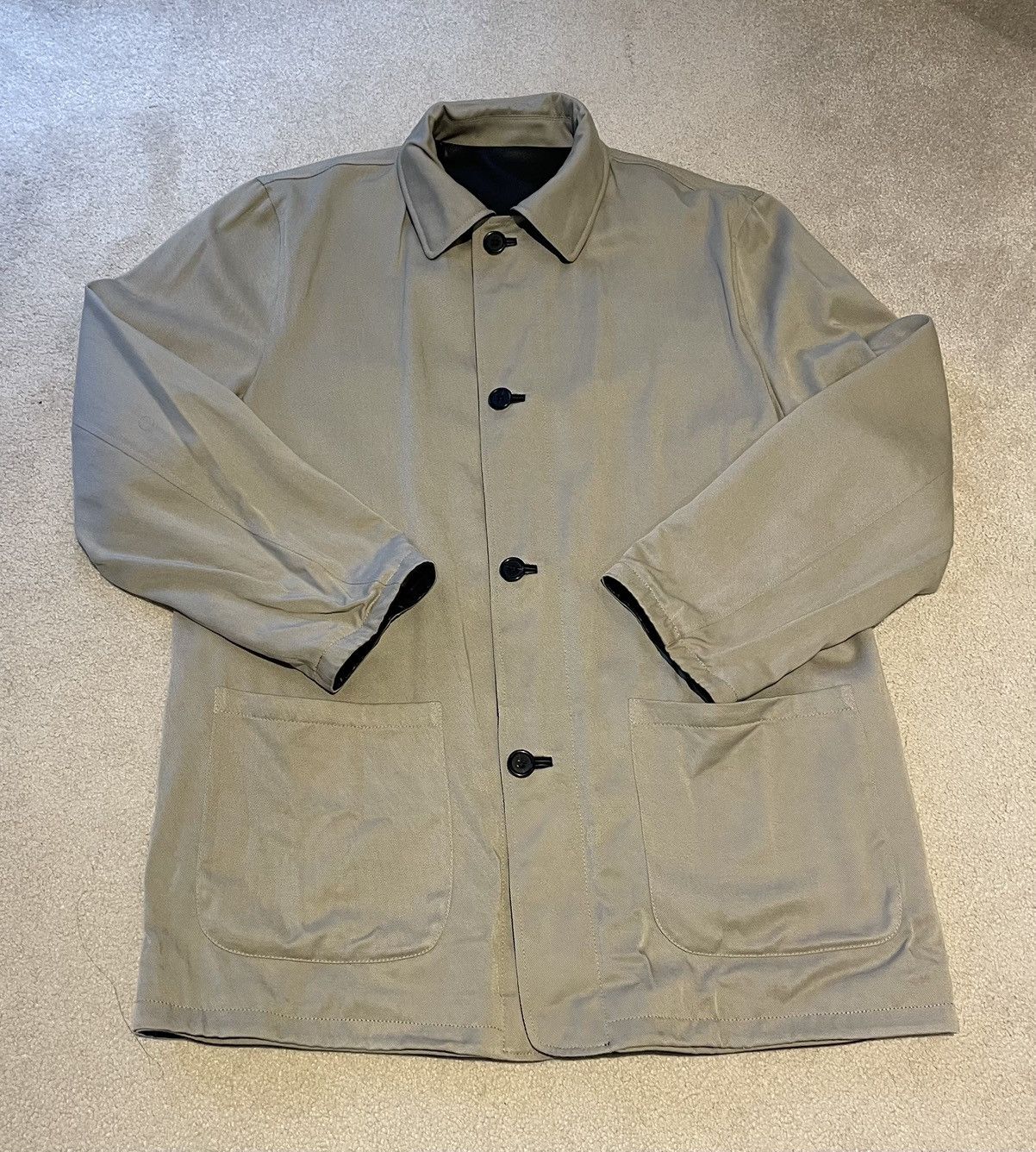 Ermenegildo Zegna Vintage Ermenegildo Zegna Reversible Leather Jacket Size US L / EU 52-54 / 3 - 6 Thumbnail
