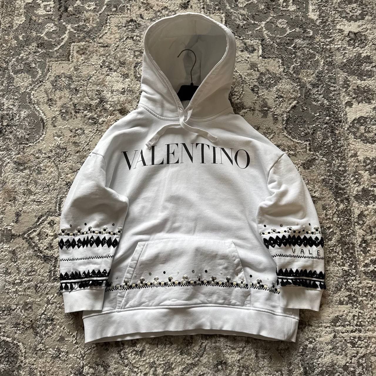 Valentino Rare Valentino Garavani sequin hoodie Size S / US 4 / IT 40 - 2 Thumbnail