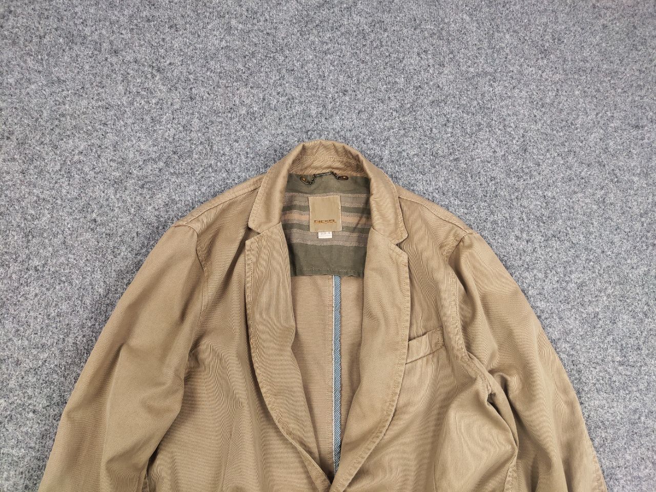 Diesel Vintage 90's Diesel Military Apparel Canvas Blazer Jacket Size US M / EU 48-50 / 2 - 4 Thumbnail