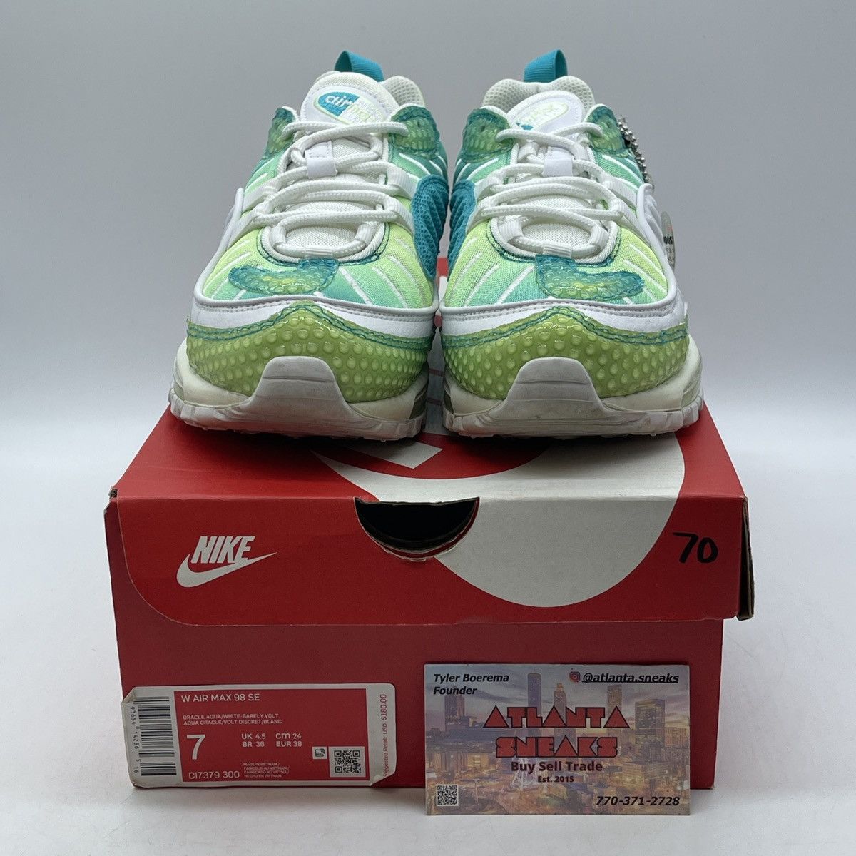 Nike Wmns air max 98 bubble pack Size US 7 / IT 37 - 2 Thumbnail